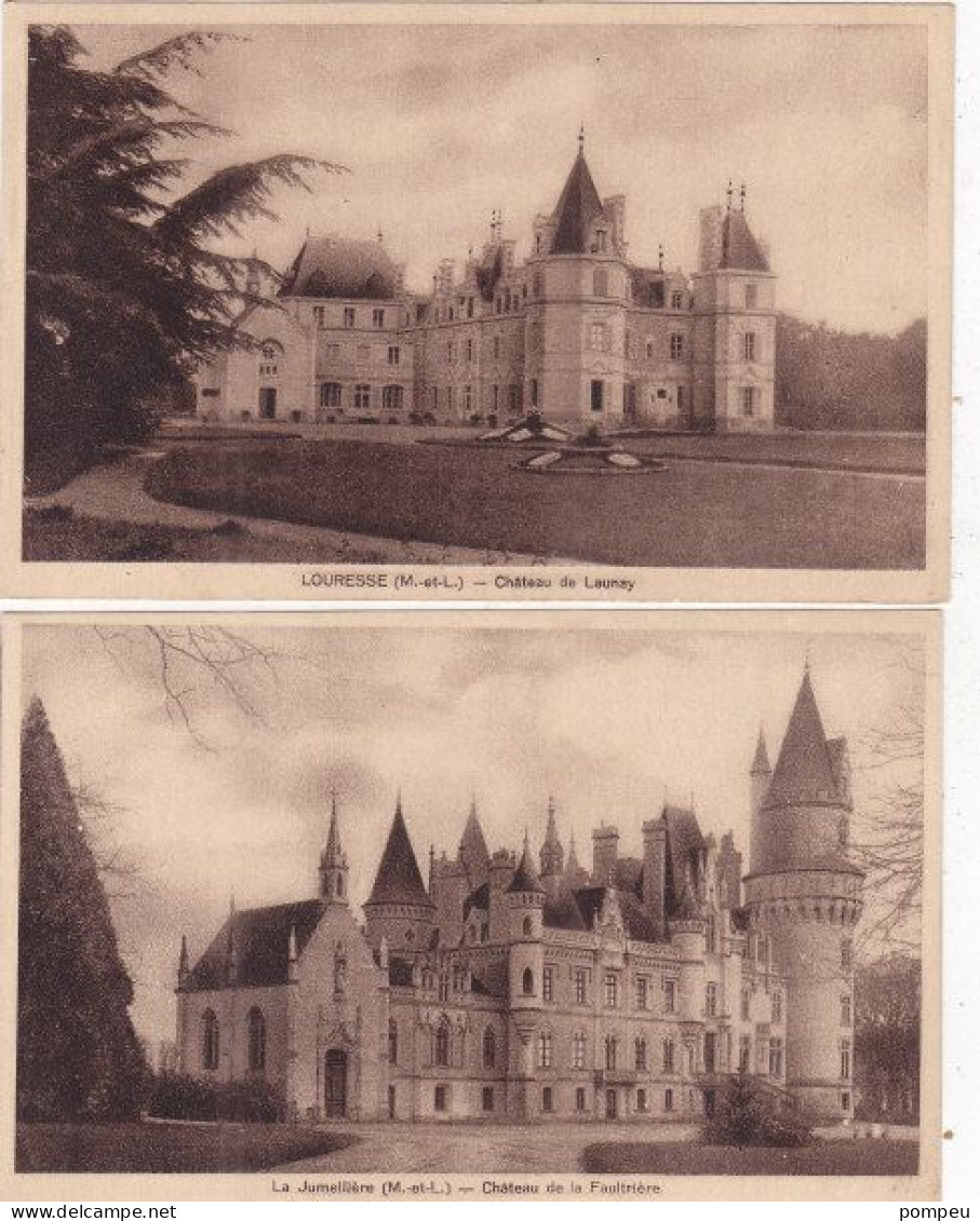 QT - Lot 20 Cartes  - Chateaux De France - 5 - 99 Cartes