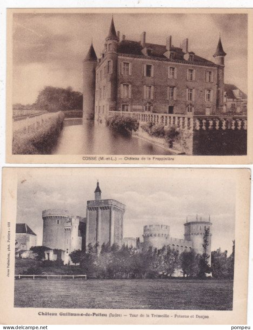 QT - Lot 20 cartes  - Chateaux de France