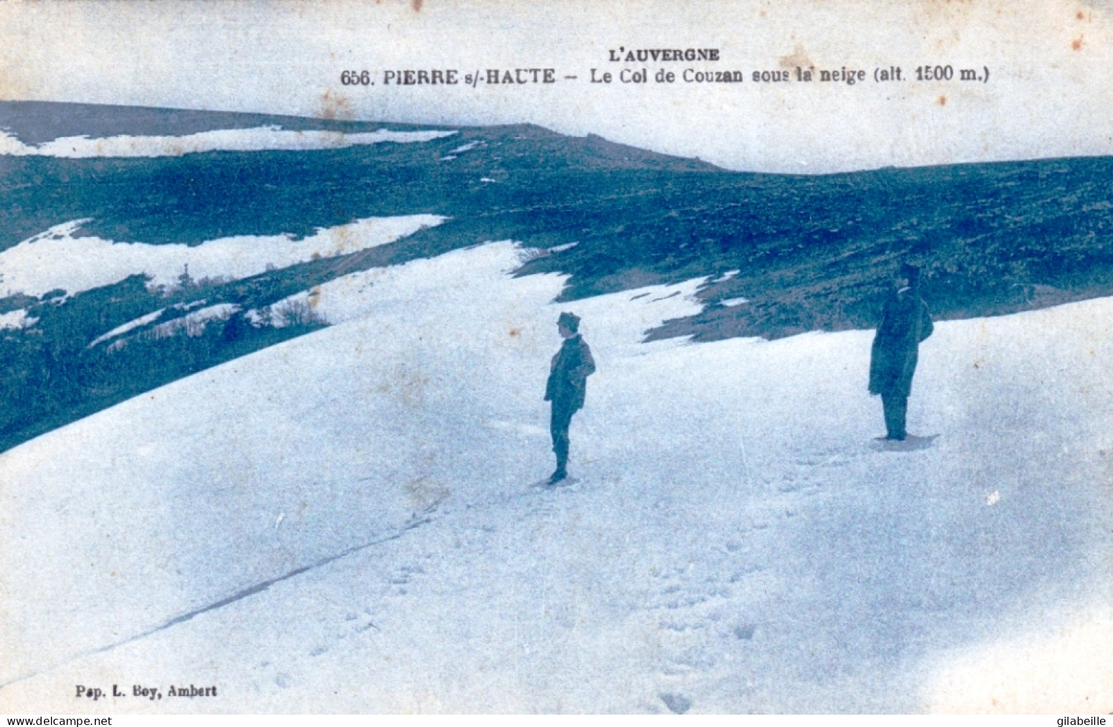 63 - Puy De Dome - PIERRE Sur HAUTE - Le Col De Couzan Sous La Neige - Other & Unclassified