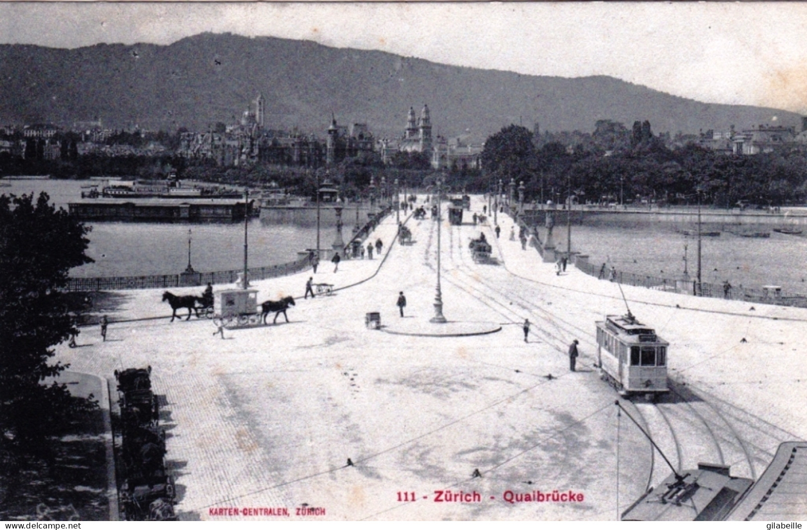 ZURICH - Quaibrucke - 1907 - Other & Unclassified