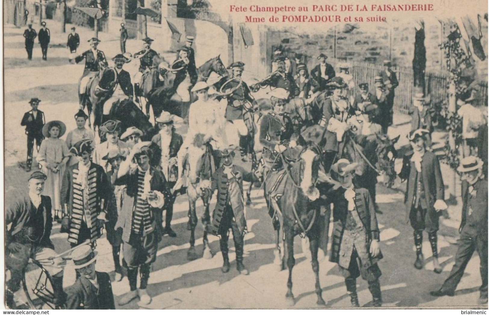 VILLENEUVE Le ROI  Fête Au Parc De La Faisanderie  ( Mme De Pompadour Et Sa Suite ) - Villeneuve Le Roi