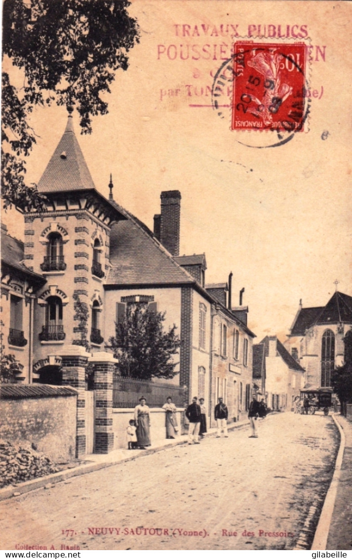 89 - Yonne -  NEUVY SAUTOUR -  Rue Des Pressoirs - Neuvy Sautour