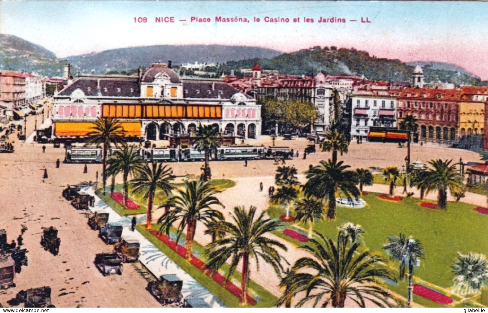 06 - NICE - Place Massena - Le Casino Et Les Jardins - Markten, Pleinen