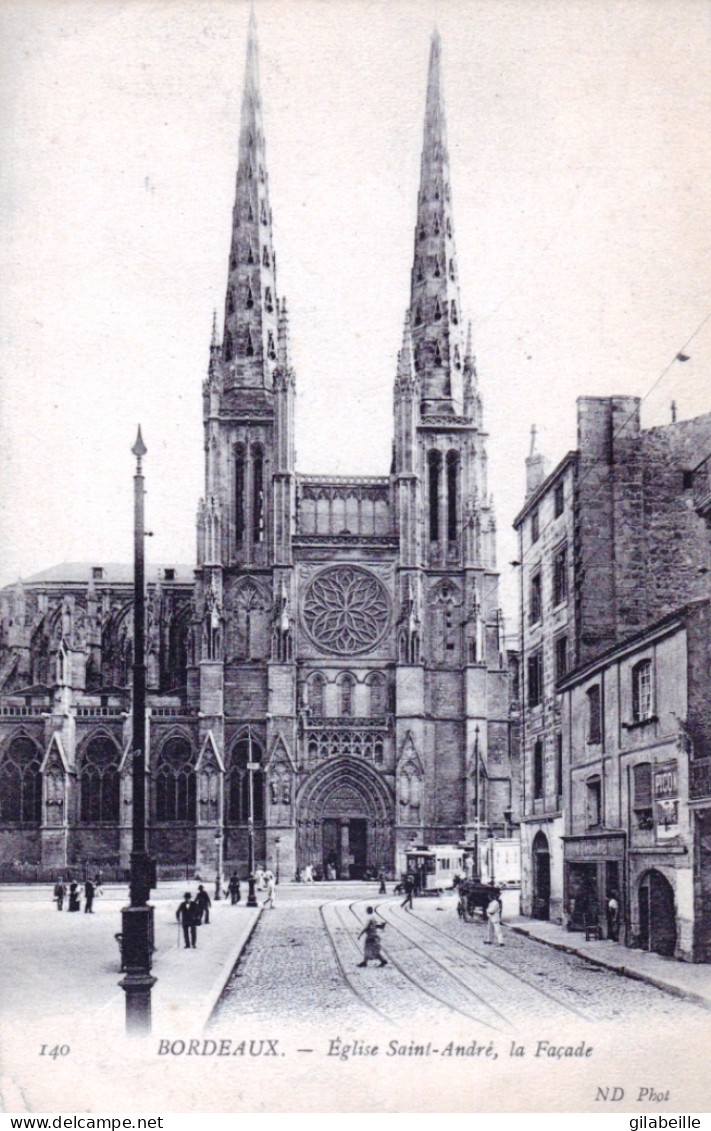 33 - BORDEAUX - La Facade De L'église Saint André - Bordeaux