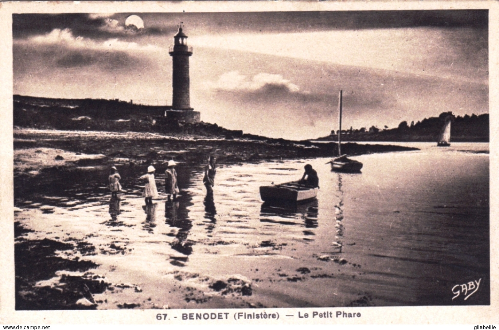 29 - Finistere -  BENODET - Vue Prise De Sainte Marine - Bénodet