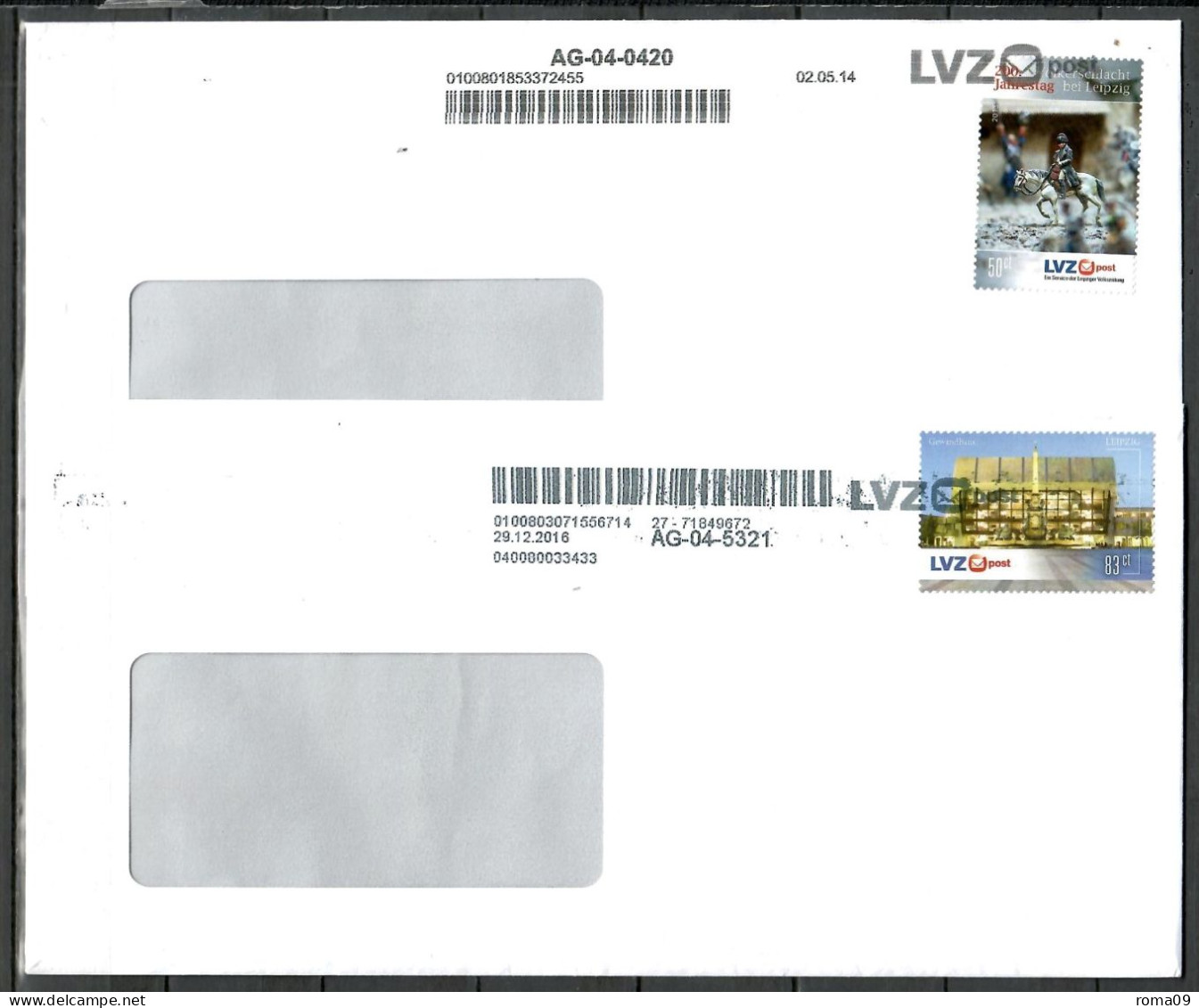LVZ Post, Leipzig, 6 Belege; E-71 - Private & Local Mails