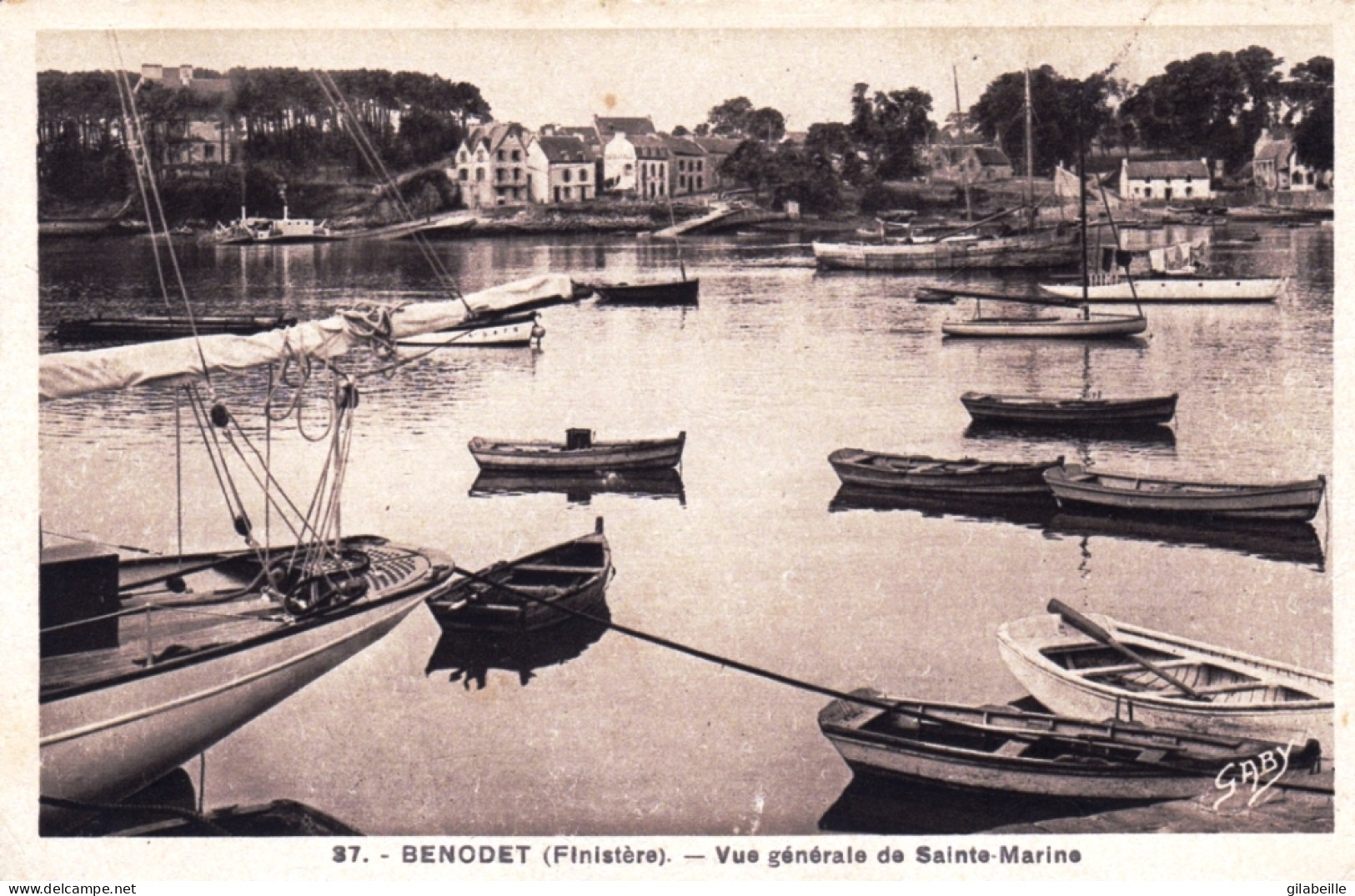 29 - Finistere - BENODET -  Vue Generale De Sainte Marine - Bénodet