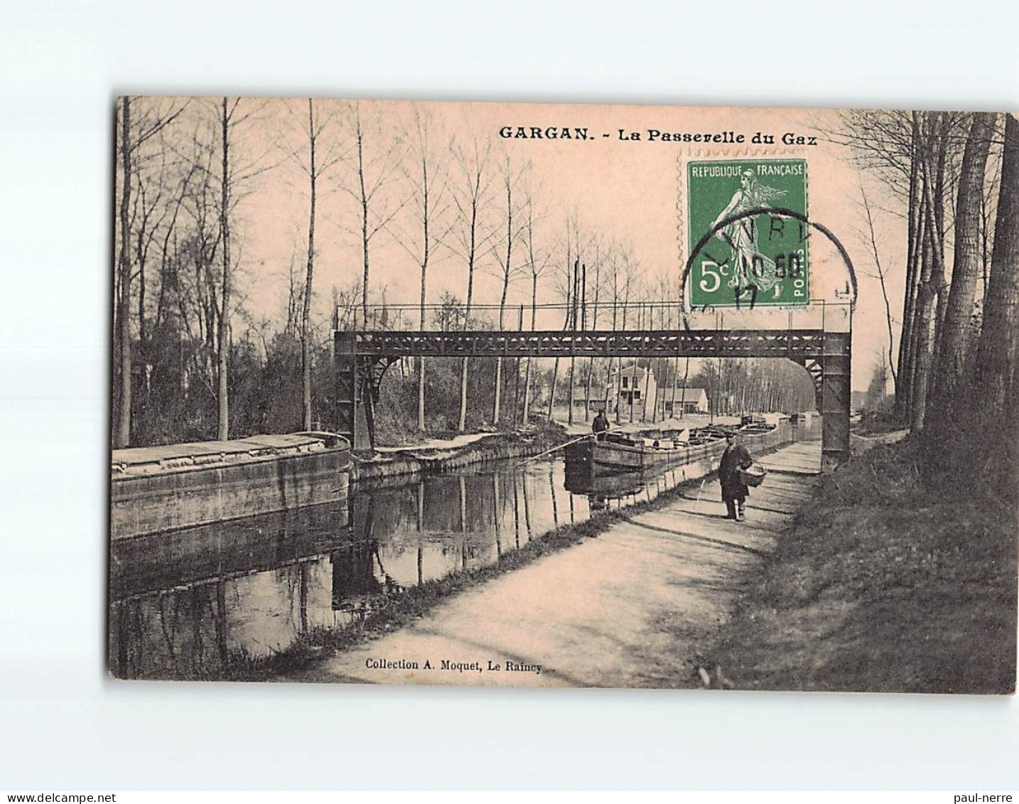 GARGAN : La Passerelle Du Gaz - état - Livry Gargan