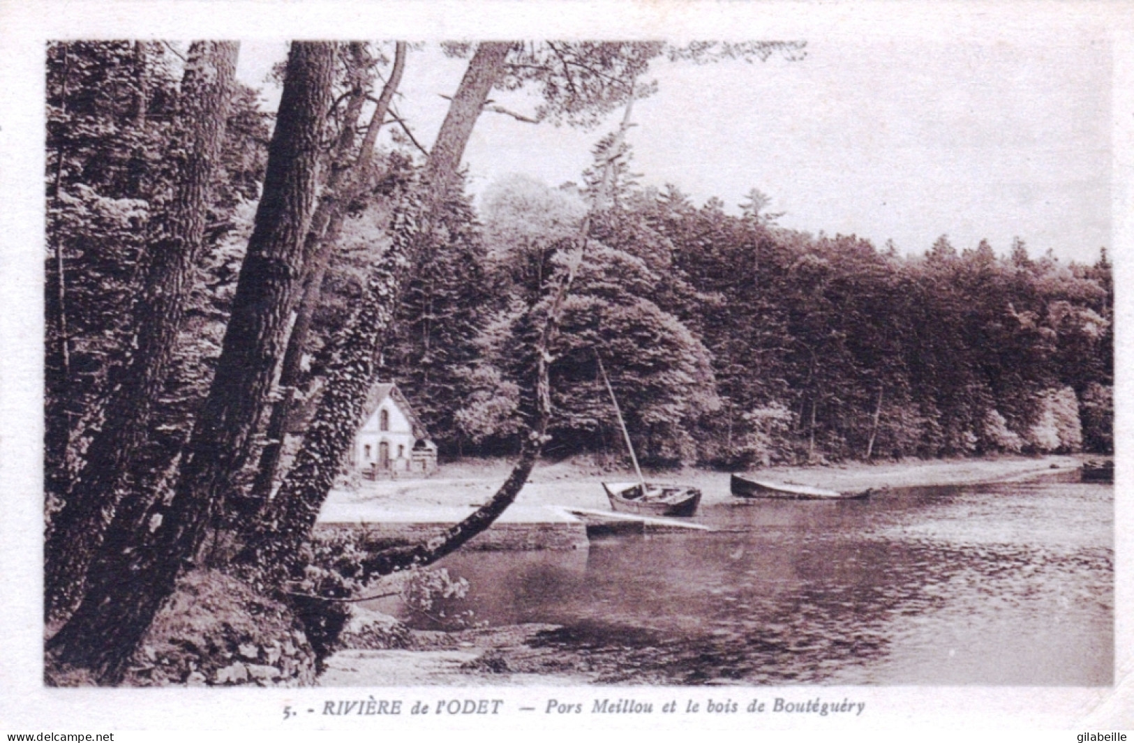 29 - Finistere - Riviere De L'Odet - Pres Quimper -  Pors Meillou Et Le Bois De Boutéguery - Other & Unclassified