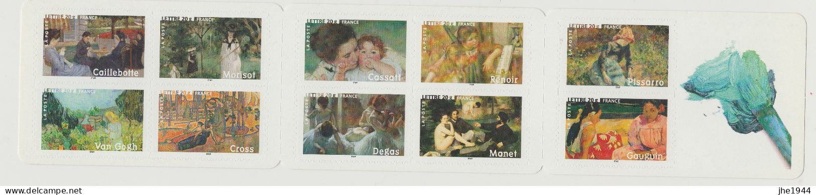 France Carnet N° BC3866 ** Les Impressionnistes - Commemoratives