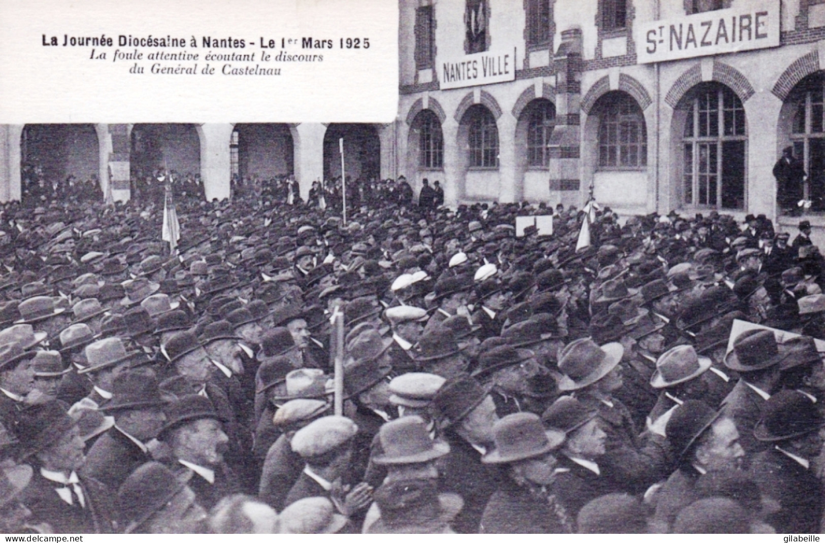 44 - NANTES -  La Journée Diocésaine - 1 Mars 1925 - Nantes