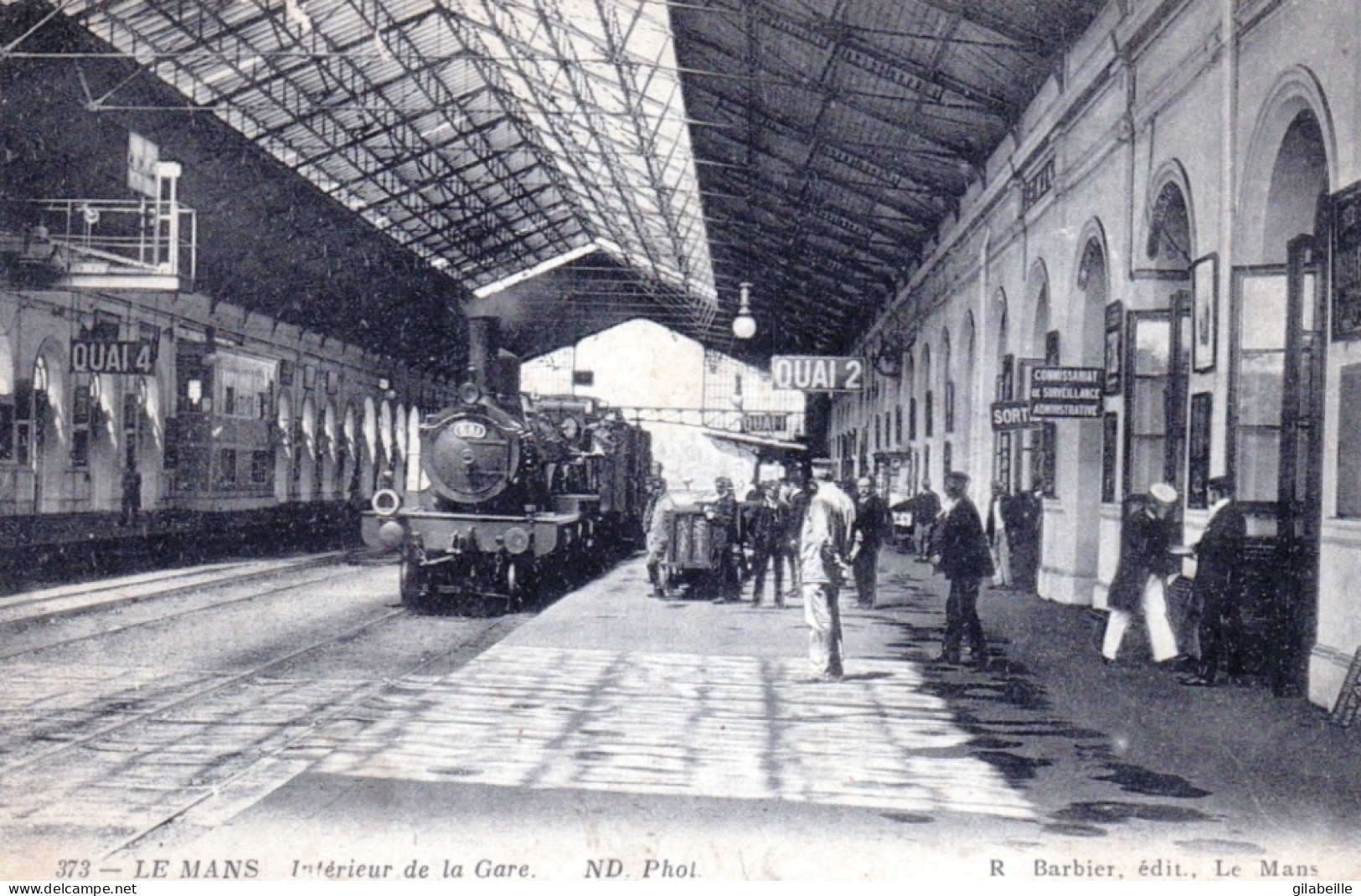 72 - Sarthe - LE MANS - Interieur De La Gare - Le Mans