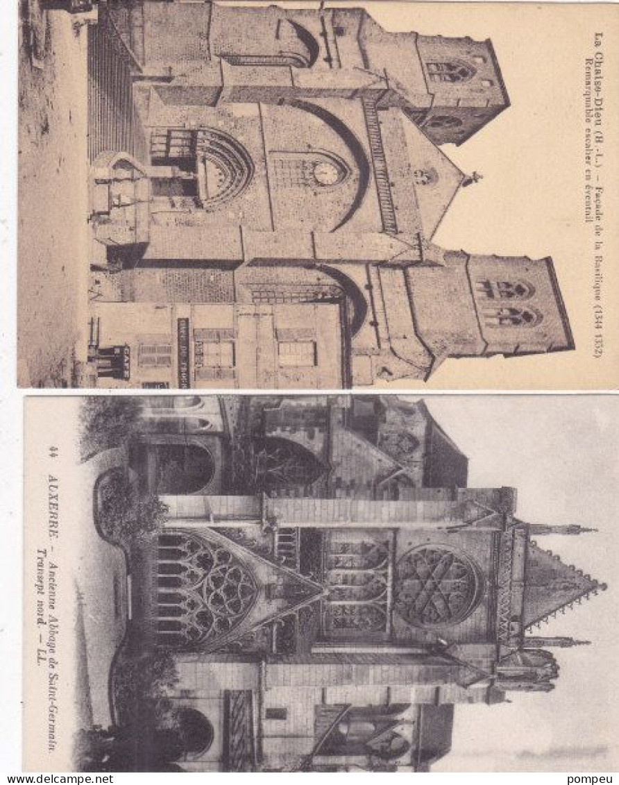 QT - Lot 20 cartes  - Cathedrales / Abbayes / Eglises de France