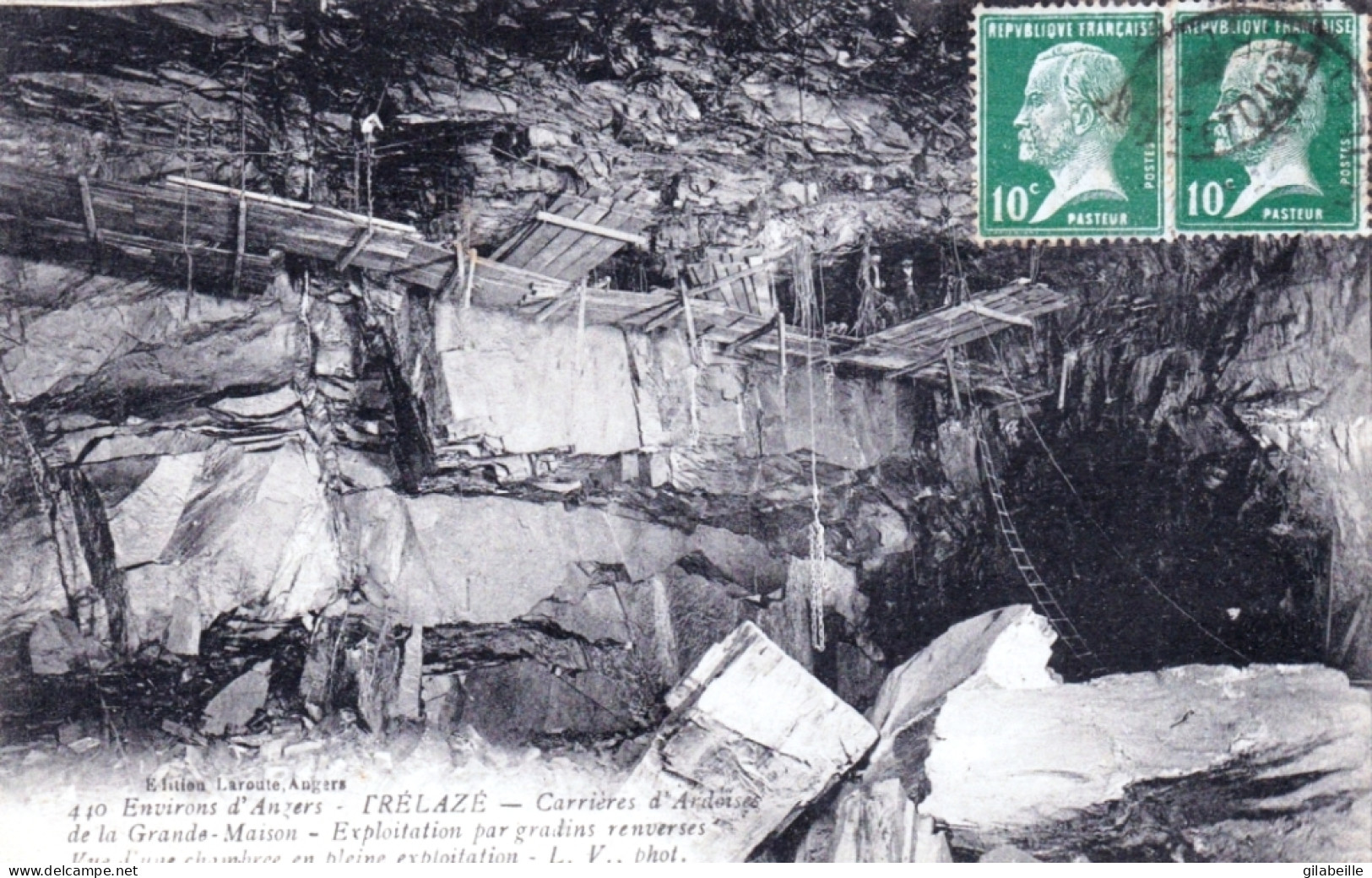 49 - Maine Et Loire - TRELAZE ( Environs D'Angers ) - Carrieres D'ardoises De La Grande Maison - Other & Unclassified