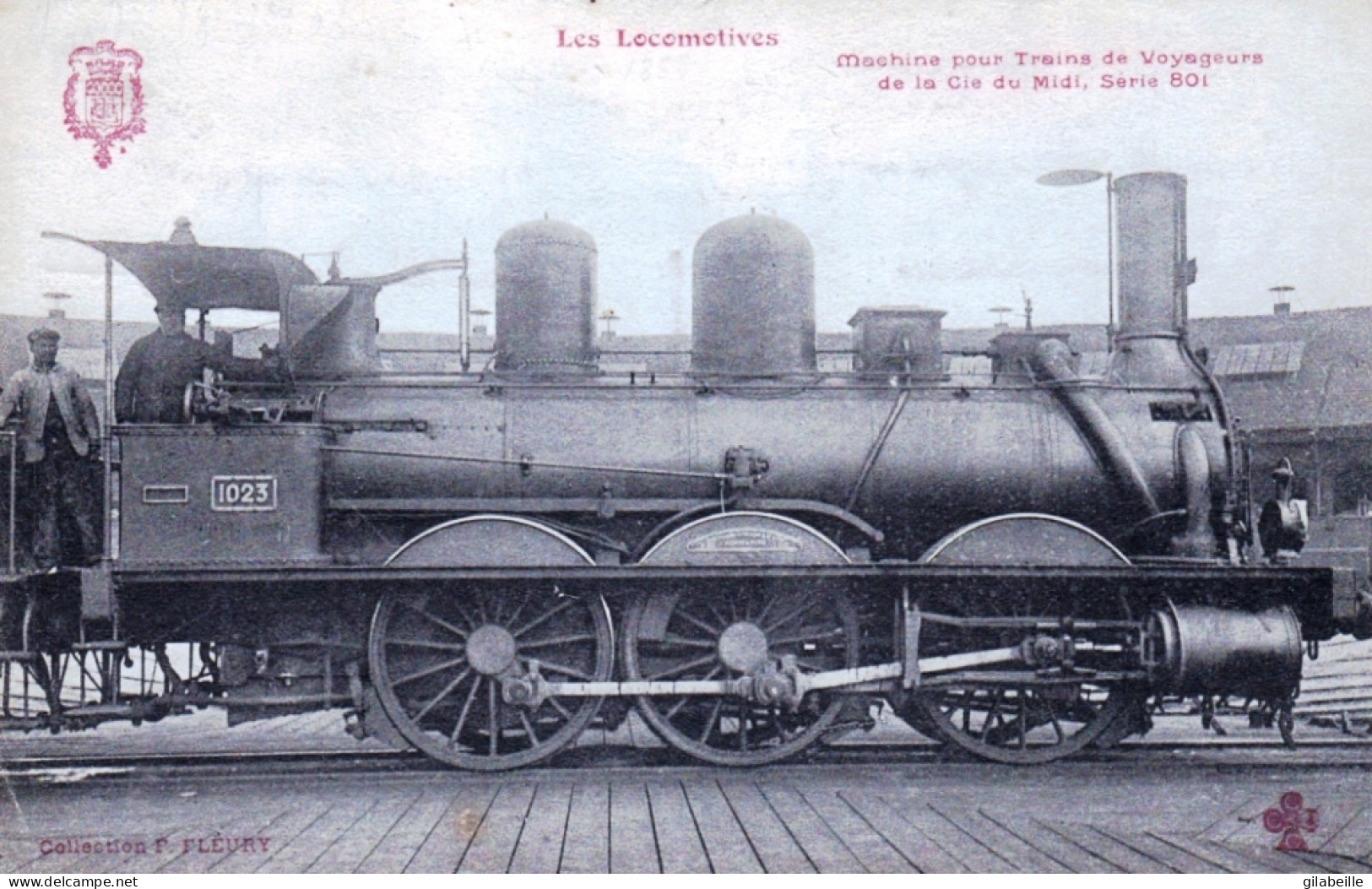 Les Locomotives Françaises  - Machine Pour Trains De Voyageurs De La Compagnie Du Midi - Serie 801 - Eisenbahnen