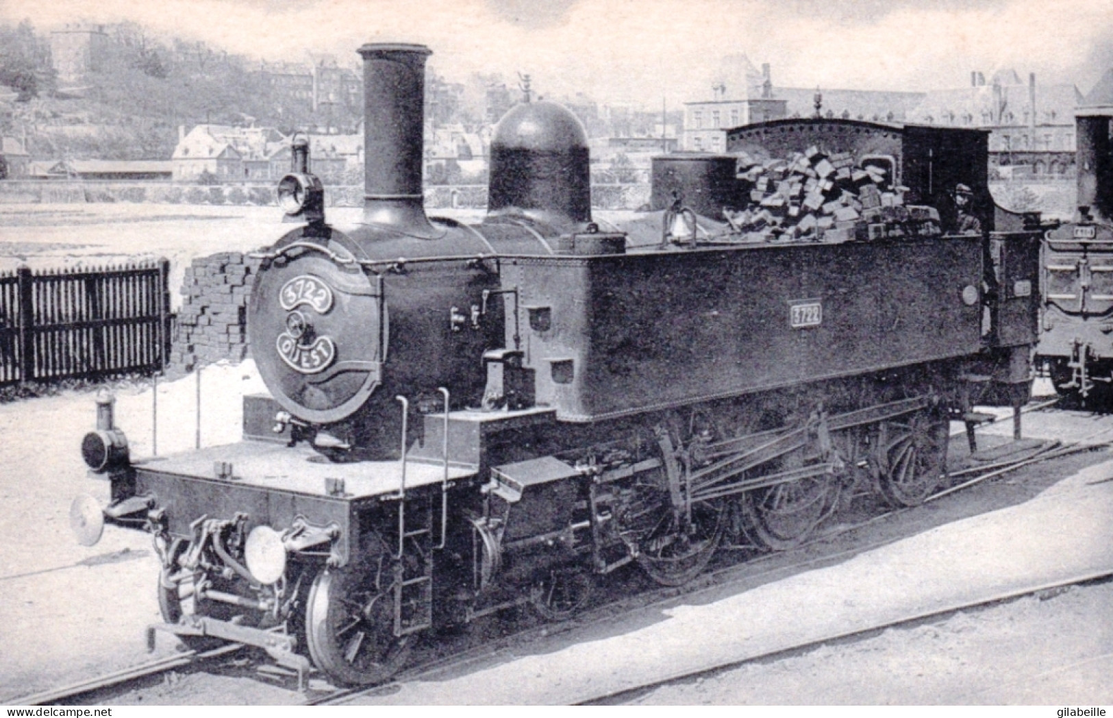 Les Locomotives De L'Ouest - Machine 3722 A Vapeur Saturée - Eisenbahnen