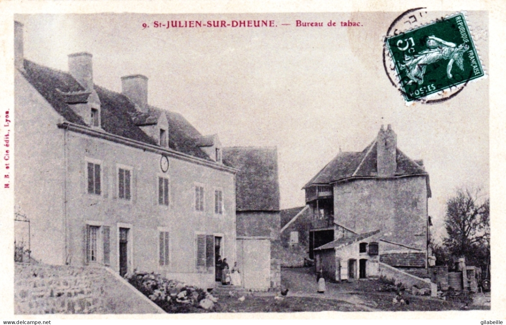 71 - Saone Et Loire - SAINT JULIEN  Sur DHEUNE - Bureau De Tabac - Sonstige & Ohne Zuordnung