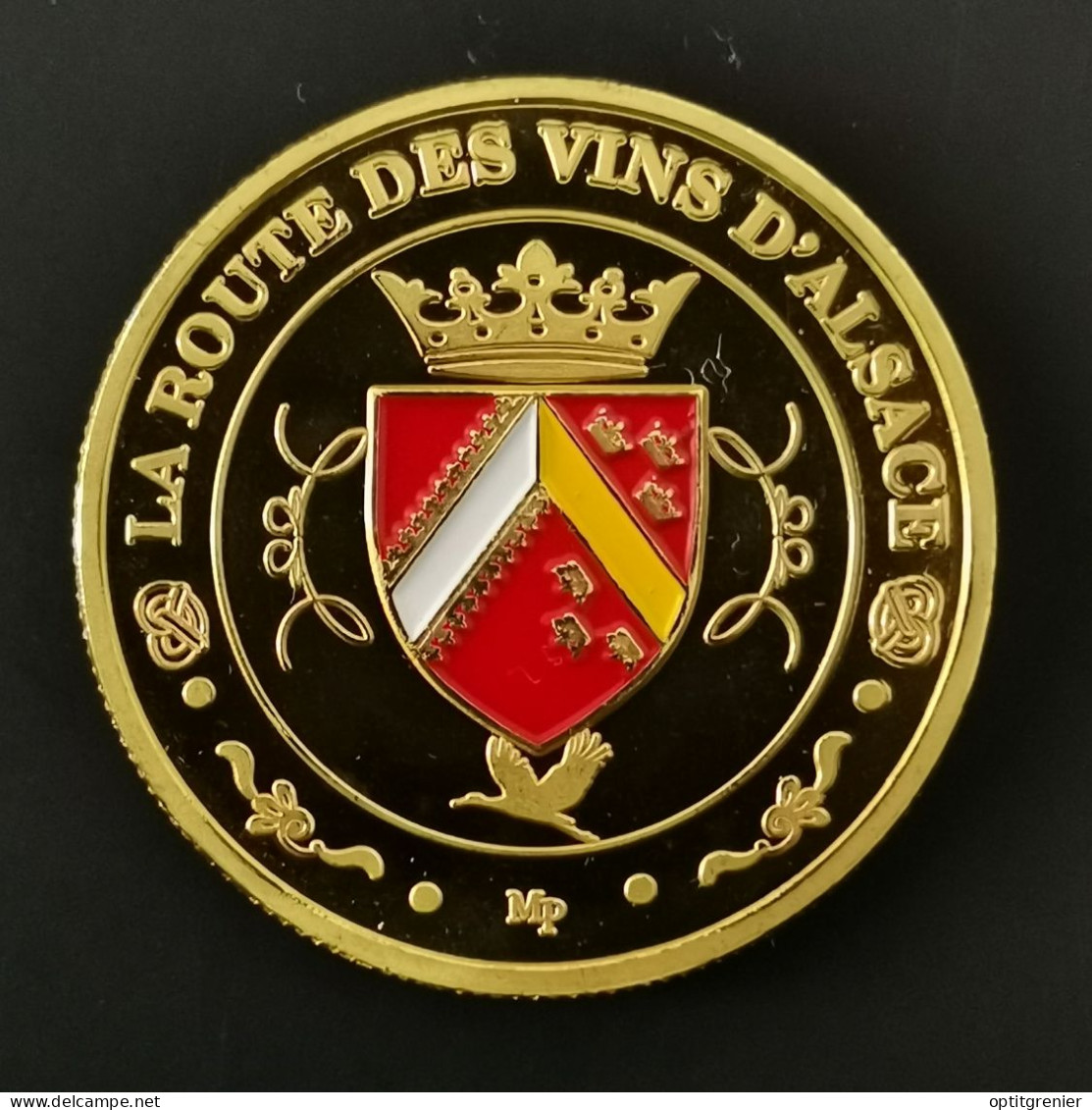 JETON TOURISTIQUE 32 Mm ALSACE ROUTE DES VINS / TOKEN - Altri & Non Classificati