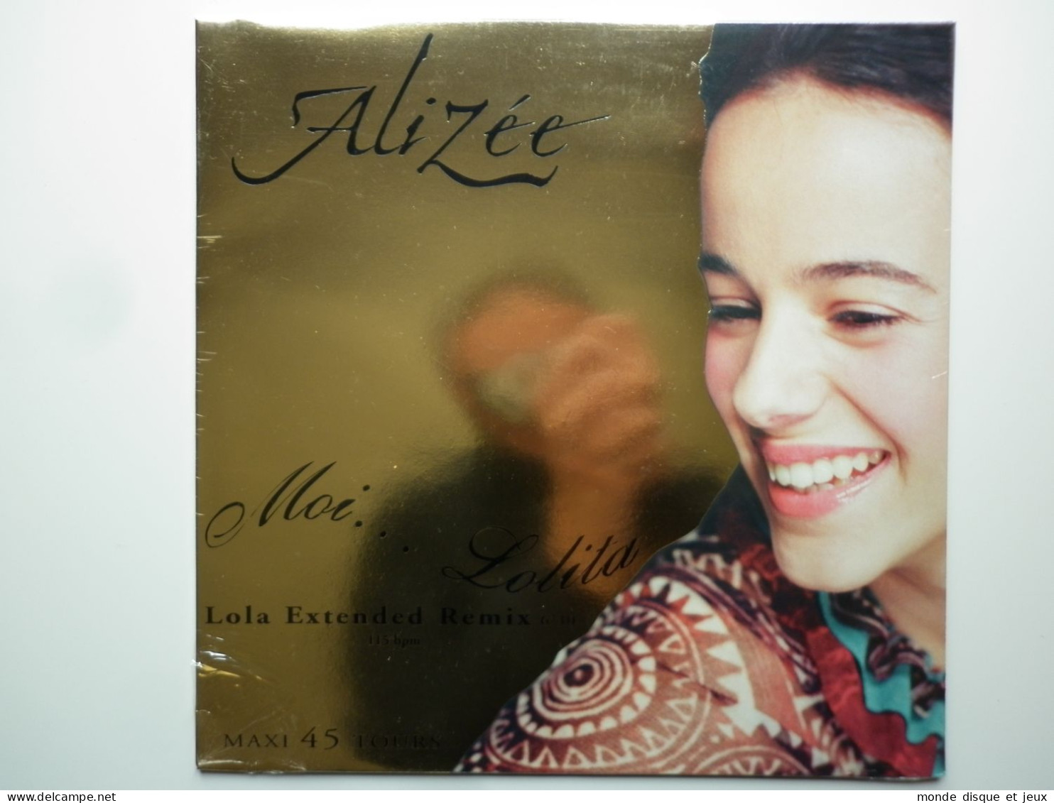 Alizee Maxi 45Tours Vinyle Moi... Lolita Pochette Or - 45 Rpm - Maxi-Singles