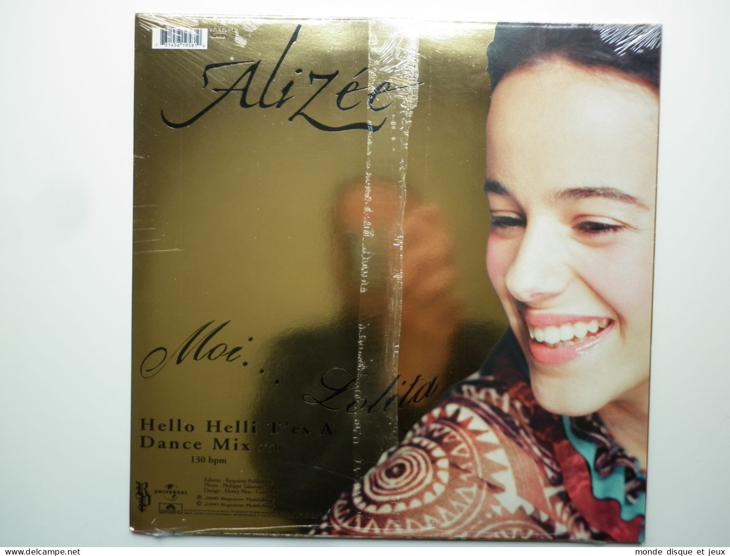 Alizee Maxi 45Tours Vinyle Moi... Lolita Pochette Or - 45 Toeren - Maxi-Single