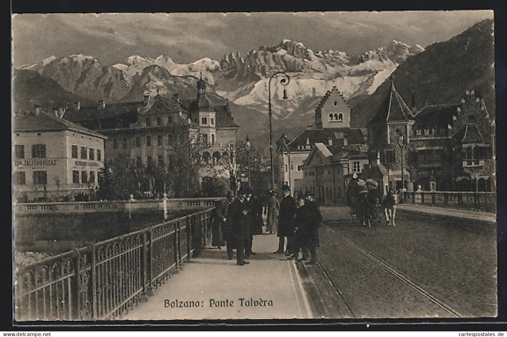 Cartolina Bolzano, Ponte Talvèra  - Bolzano (Bozen)