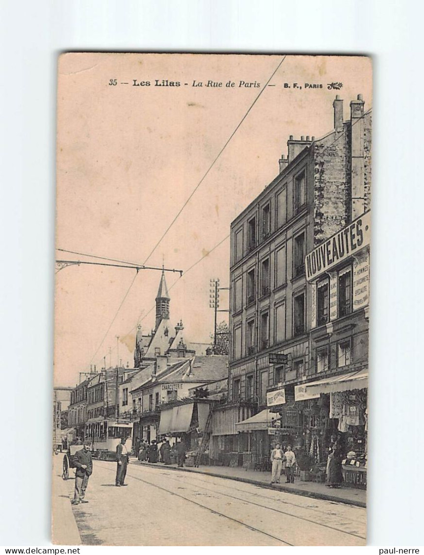 LES LILAS : La Rue De Paris - état - Les Lilas