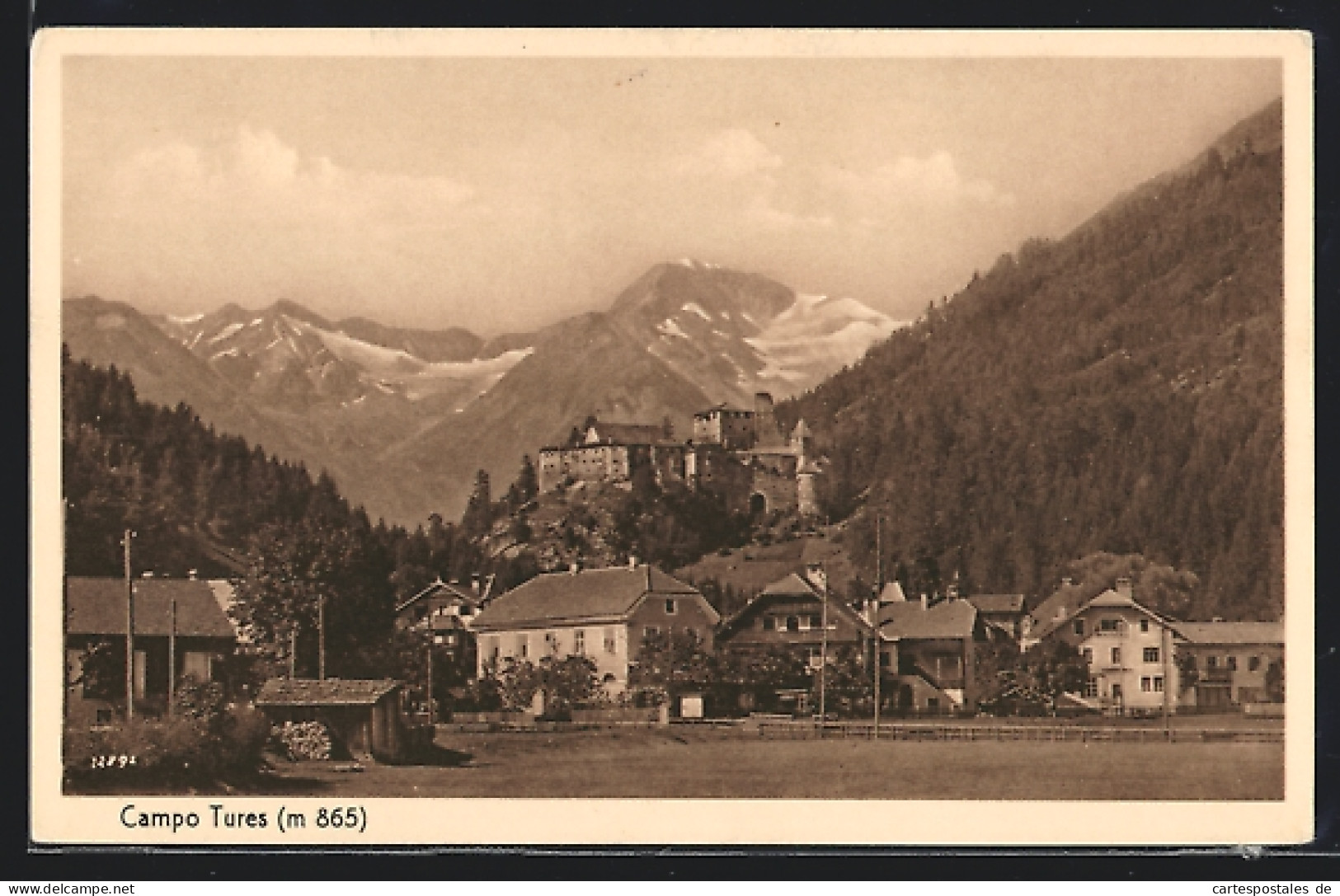 Cartolina Campo Tures, Ortsansicht Mit Bergpanorama  - Sonstige & Ohne Zuordnung