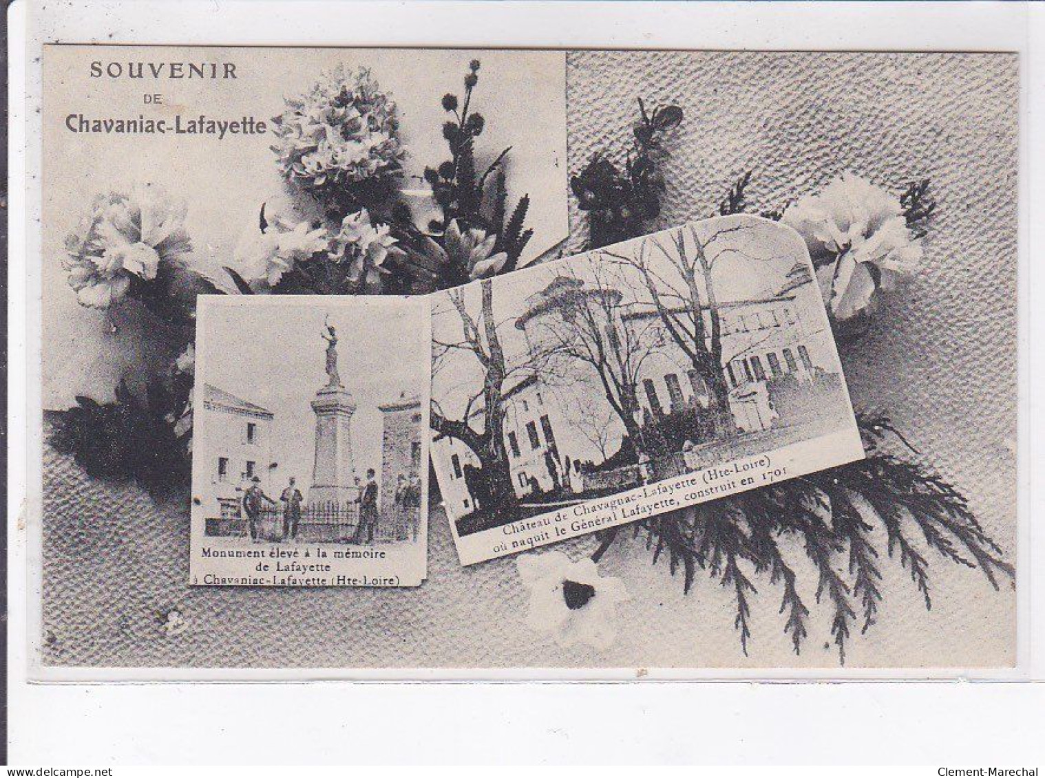 CHAVANIAC-LAFAYETTE: Souvenir, Monument Mémoire De Lafayette, Château De Chavagnac-lafayette - Très Bon état - Other & Unclassified