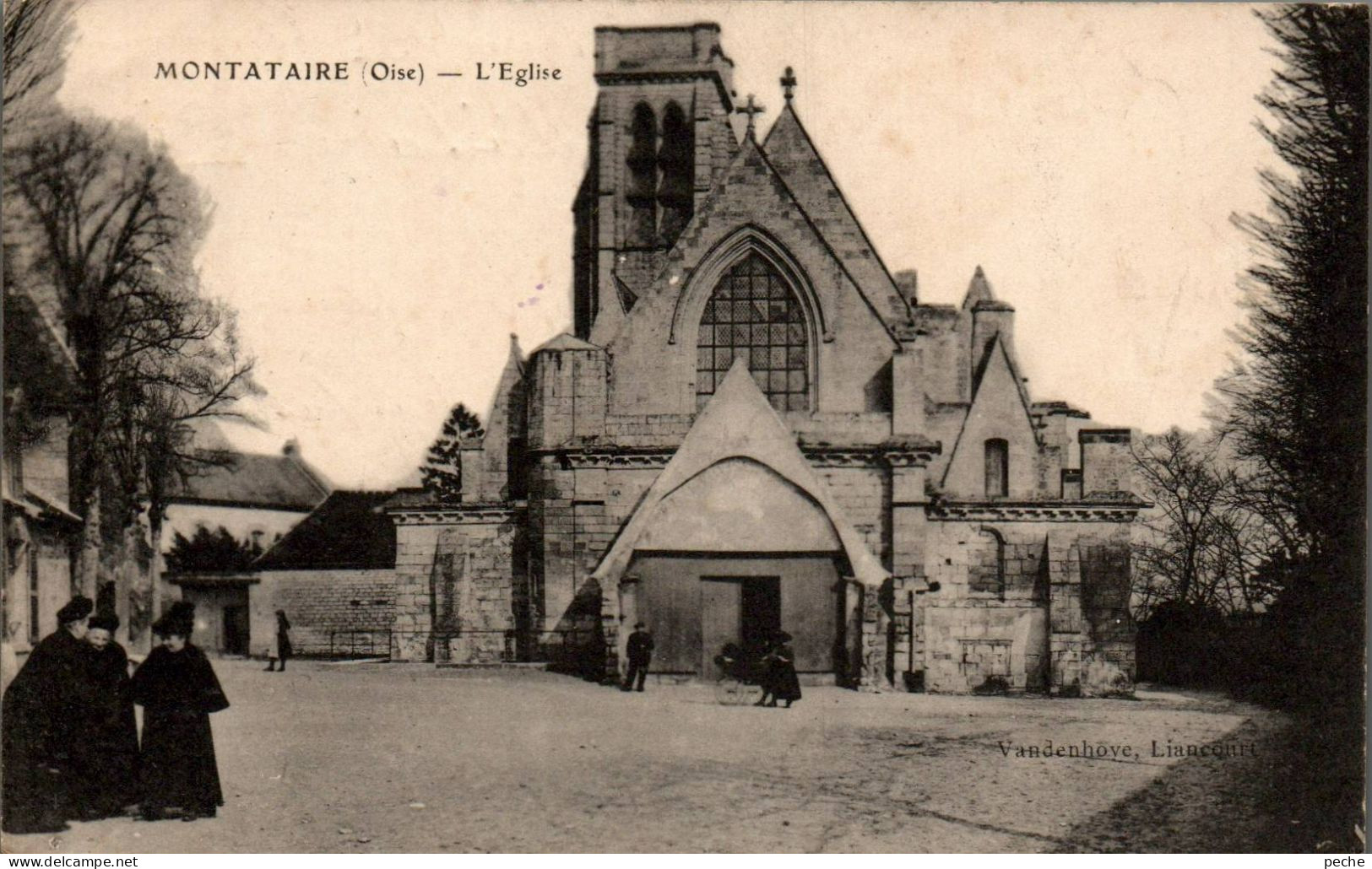 N°1264 W -cpa Montataire -l'église- - Montataire