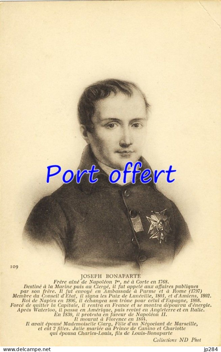 TH - Joseph Bonaparte - Histoire