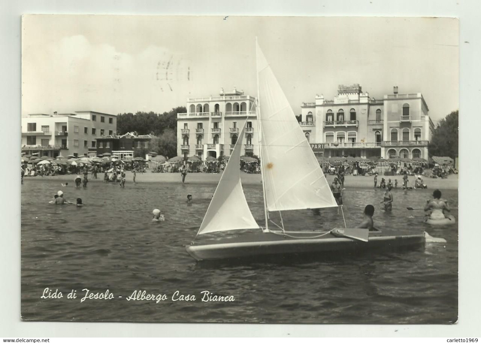 LIDO DI JESOLO - ALBERGO CASA BIANCA - VIAGGIATA FG - Venezia (Venice)