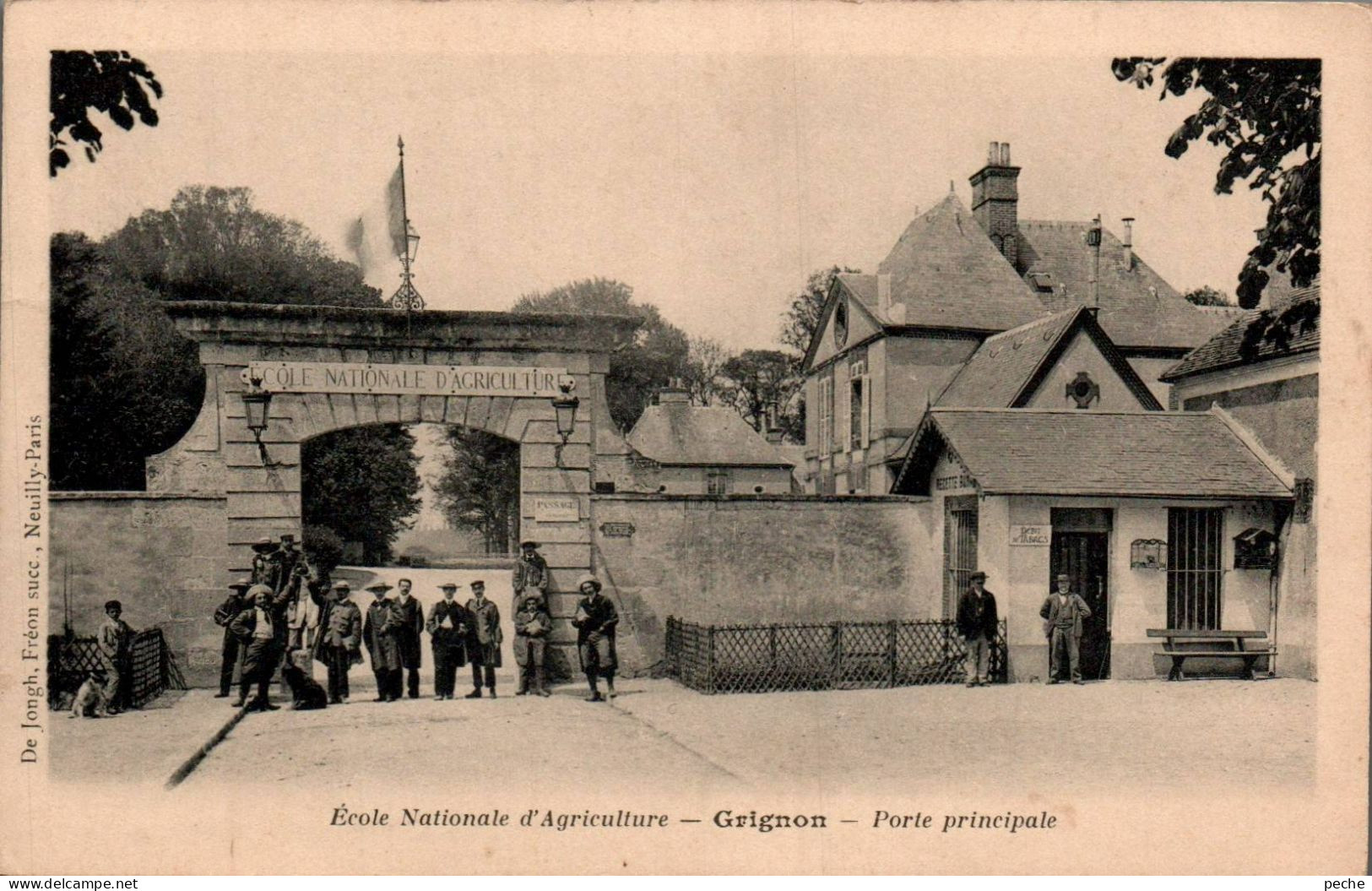 N°1265 W -cpa école Nationale D'Agriculture De Grignon- Porte Principale- - Grignon