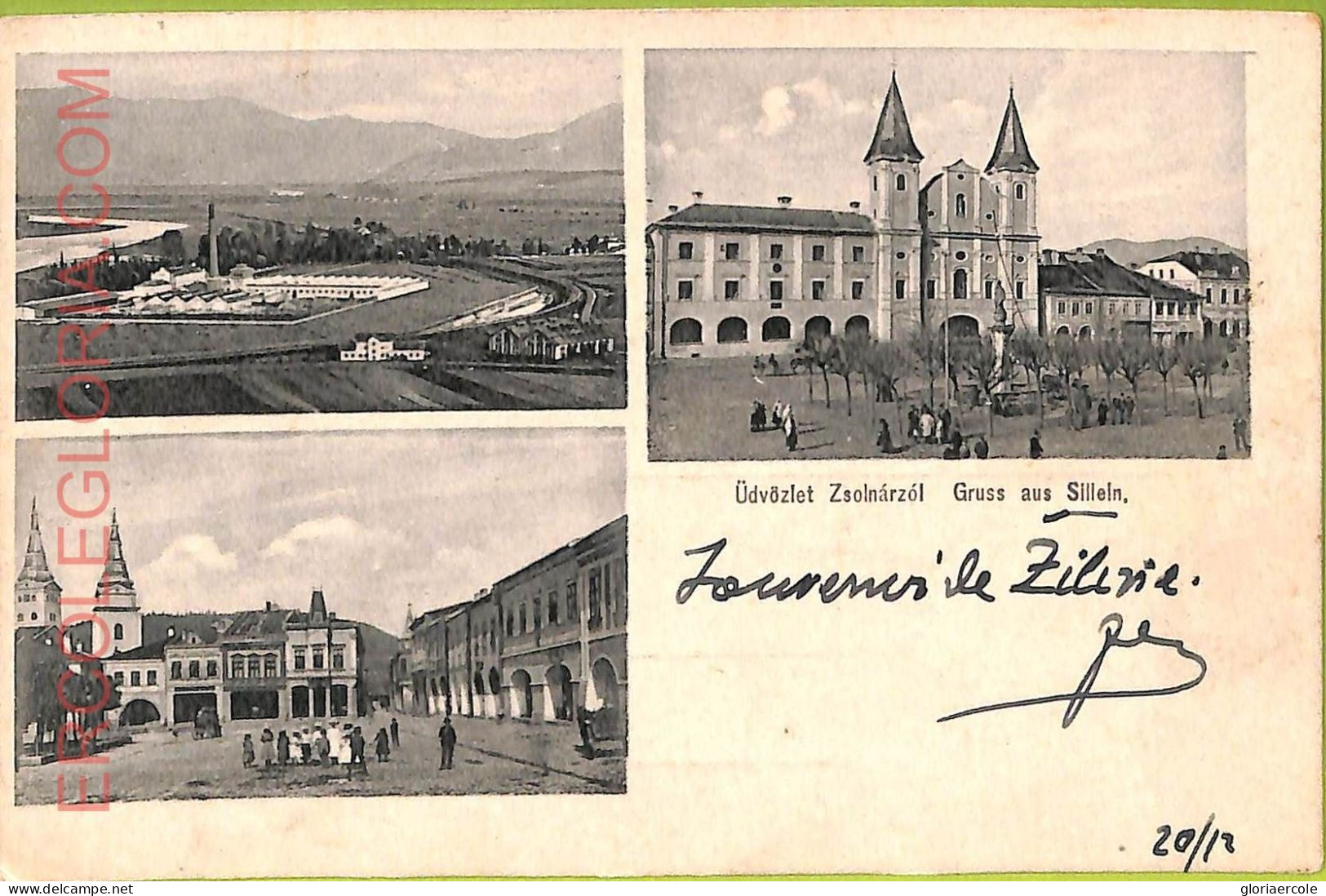 Ae9036 - Ansichtskarten   VINTAGE  POSTCARD - SLOVAKIA -Gruss Aus Silleln -1922 - Slowakei