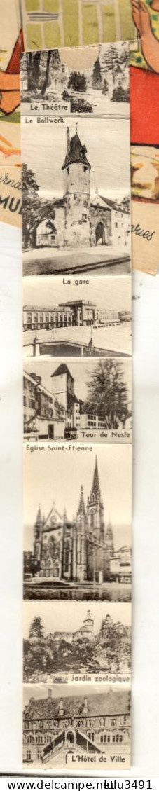 CPA (68) MULHOUSE - Carte à Système Avec Fenêtre Et Dépliant Accordéon Complet Des 10 Images - 1954 - Mulhouse