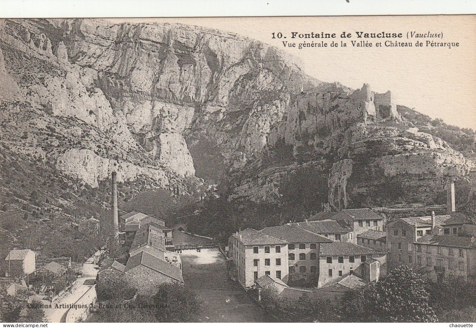 Fontaine De Vaucluse  Vue Generale    Chateau  No.10 - Sonstige & Ohne Zuordnung