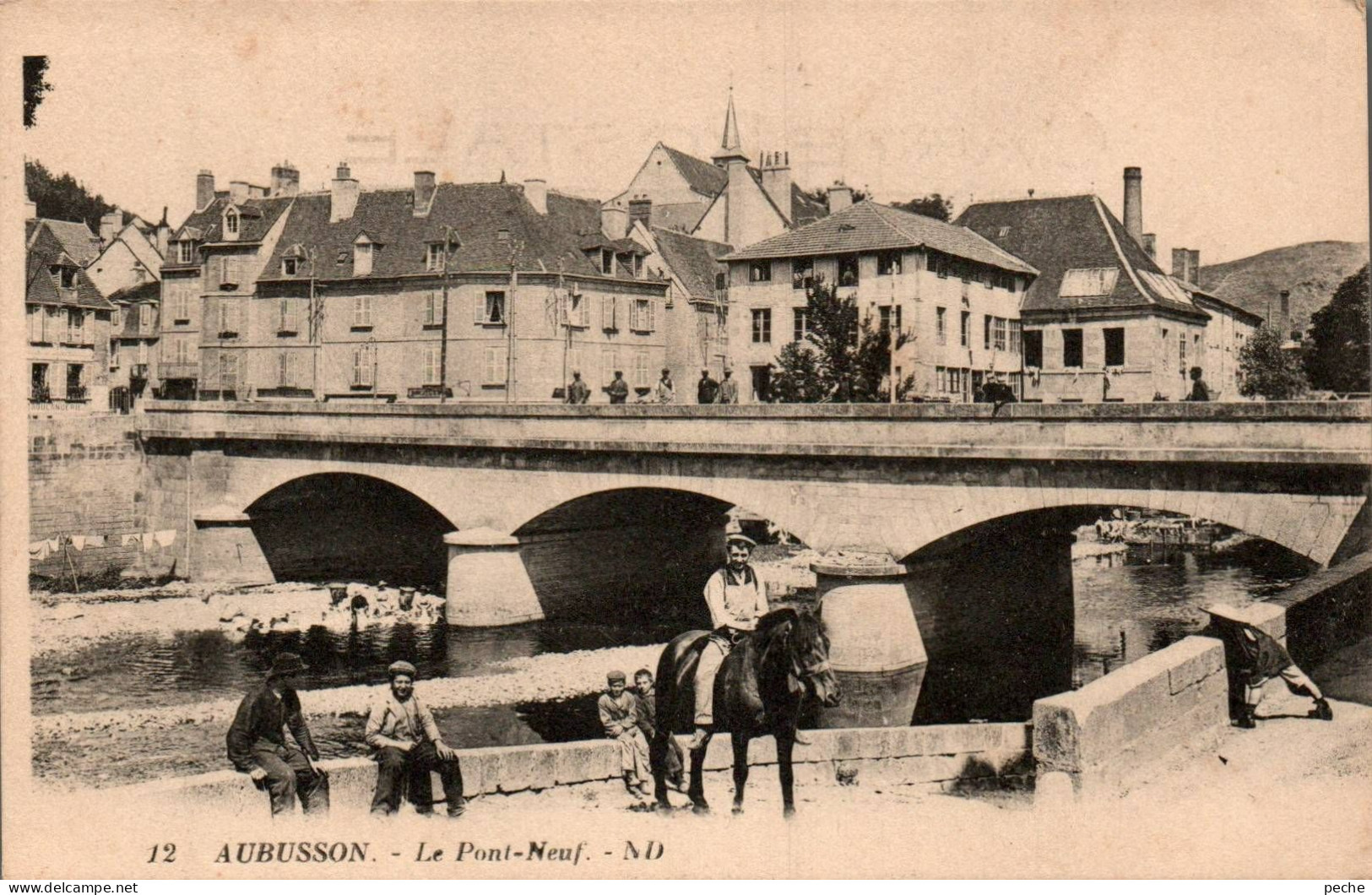 N°1267 W -cpa Aubusson -le Pont Neuf- - Aubusson