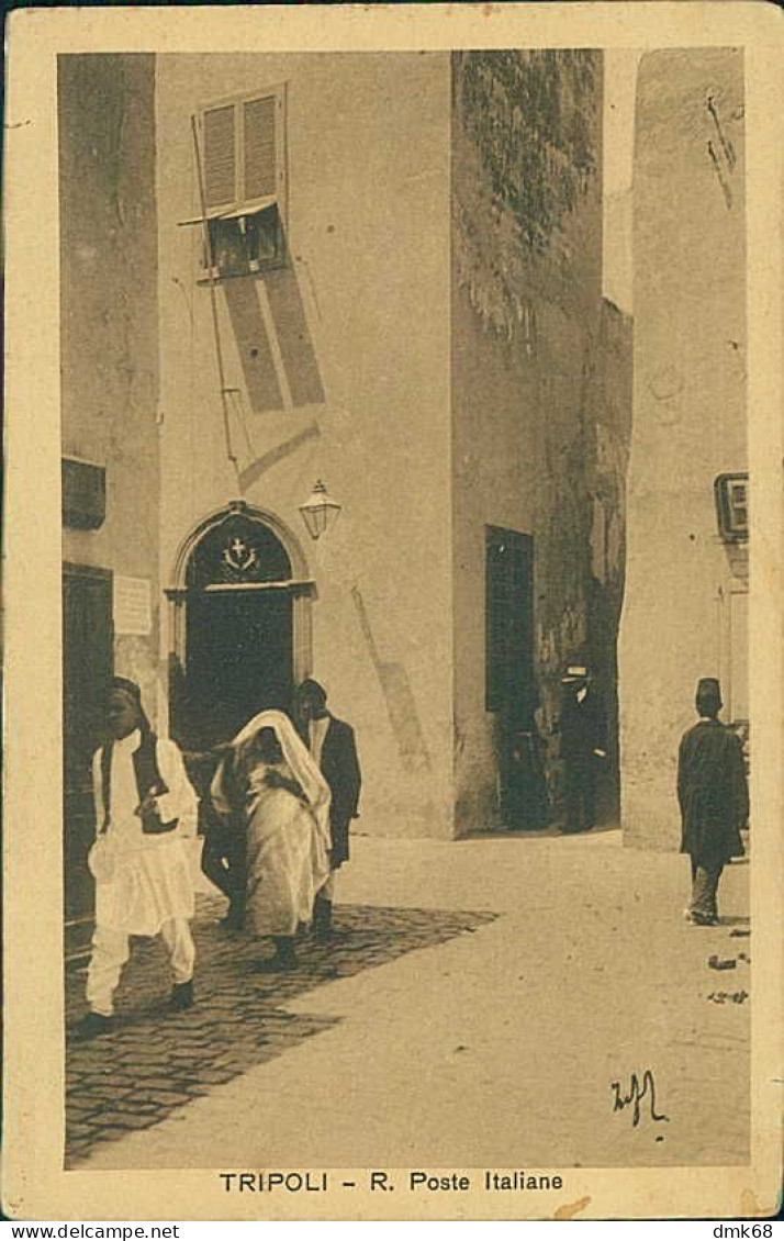 LIBYA / LIBIA - TRIPOLI - R. POSTE ITALIANE - EDIZ. FUMAGALLI - 1920s  (12584) - Libia