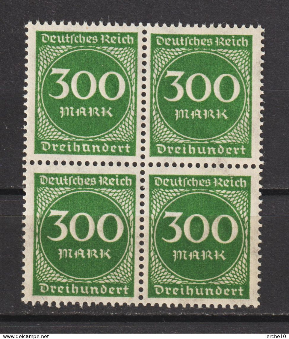MiNr. 370 I ** Im Viererblock Geprüft (0389) - Unused Stamps