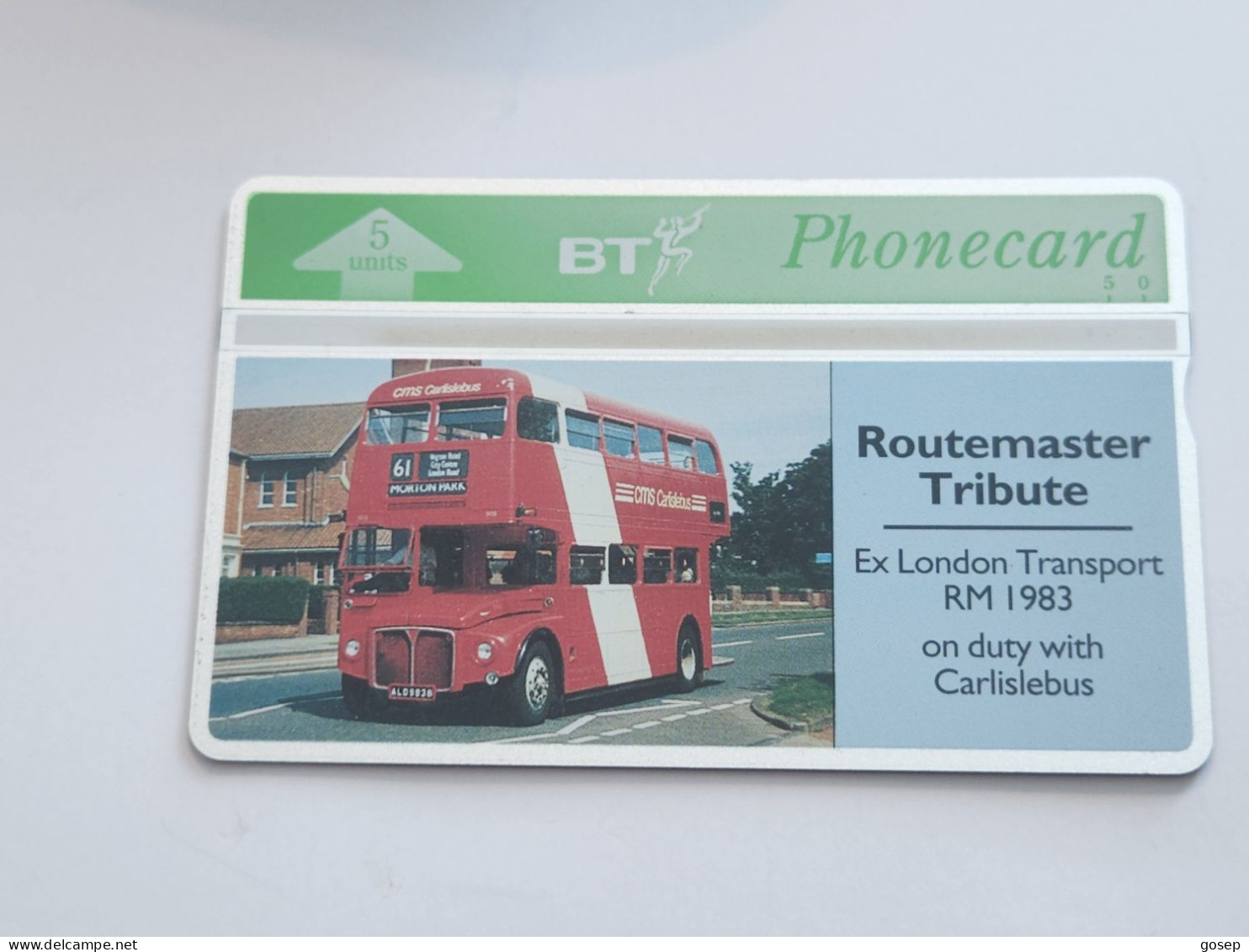 United Kingdom-(BTG-192)-Route Master Tribute-(1)-(197)(5units)(347H01566)(tirage-600)(price Cataloge-8.00£-mint - BT General Issues