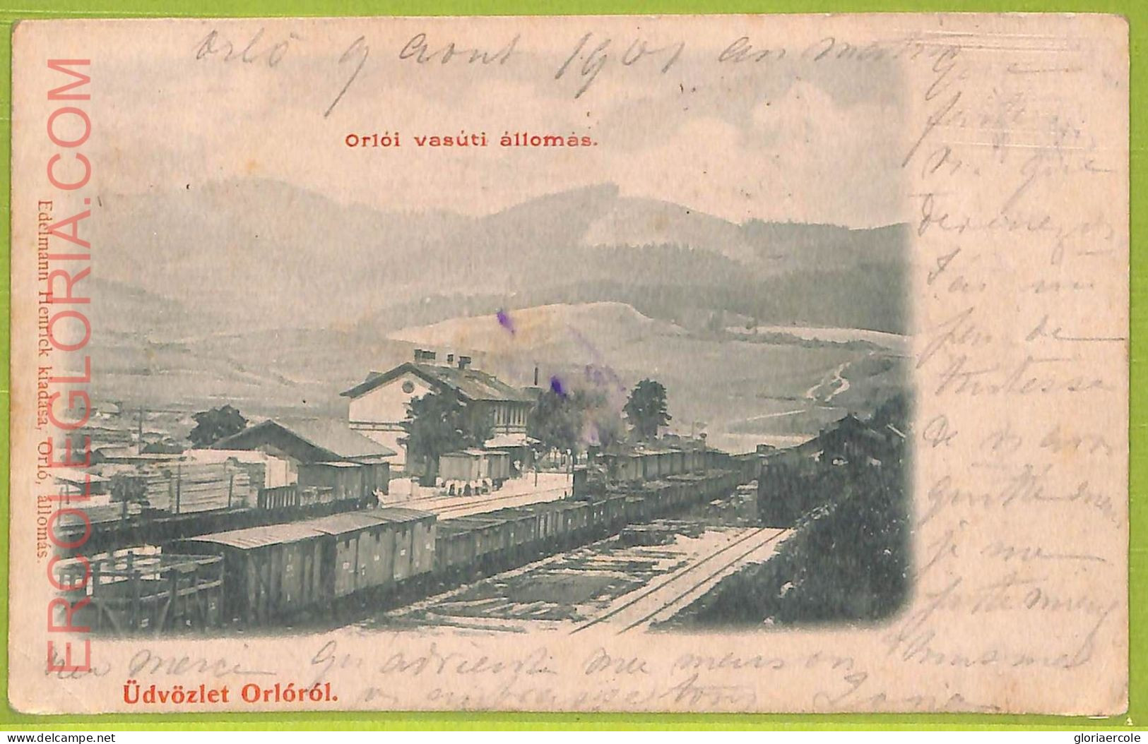 Ae9039 - Ansichtskarten   VINTAGE  POSTCARD - SLOVAKIA - Udvozlet Orlorol - 1901 - Slowakije