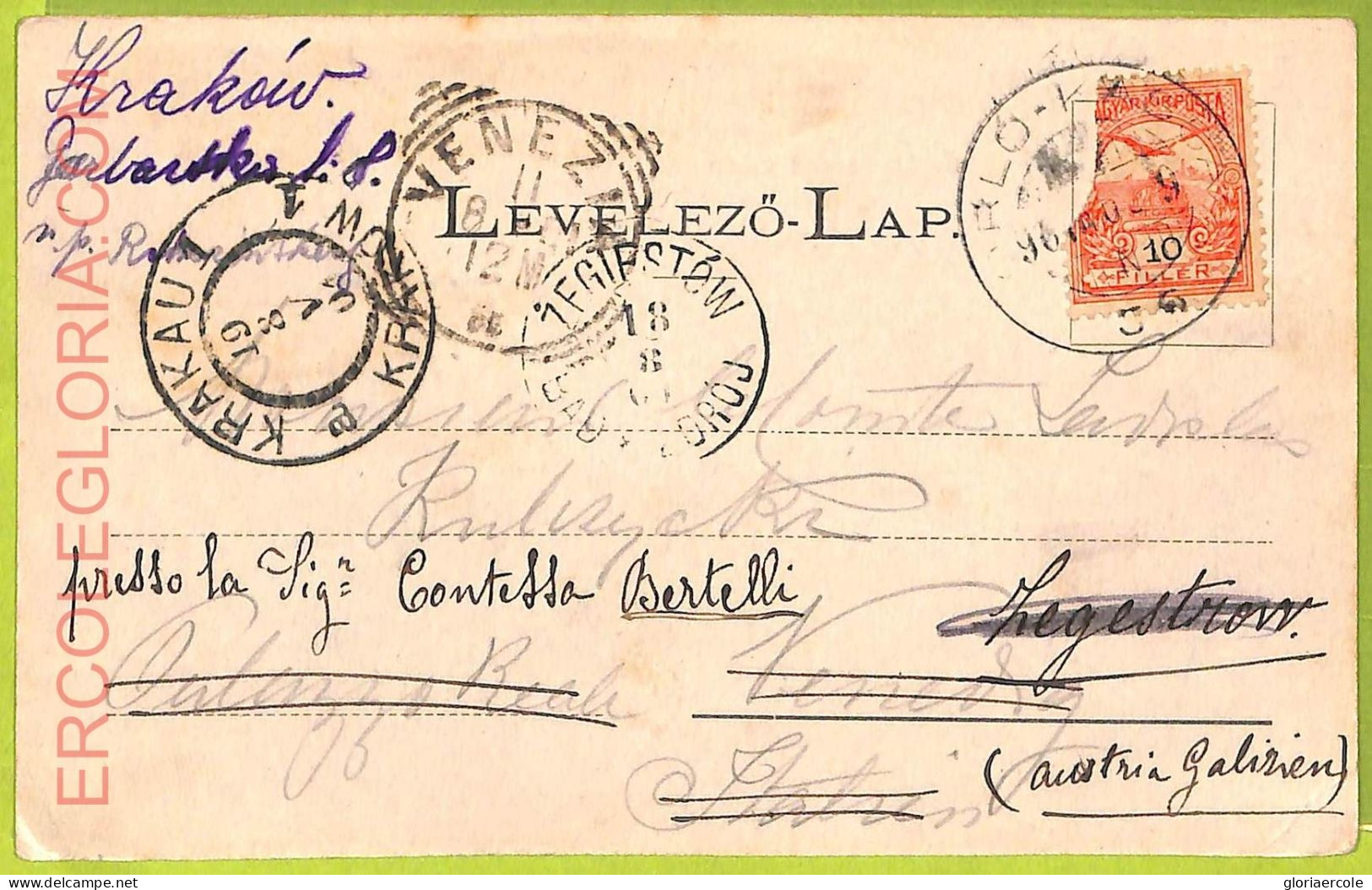 Ae9039 - Ansichtskarten   VINTAGE  POSTCARD - SLOVAKIA - Udvozlet Orlorol - 1901 - Slowakije