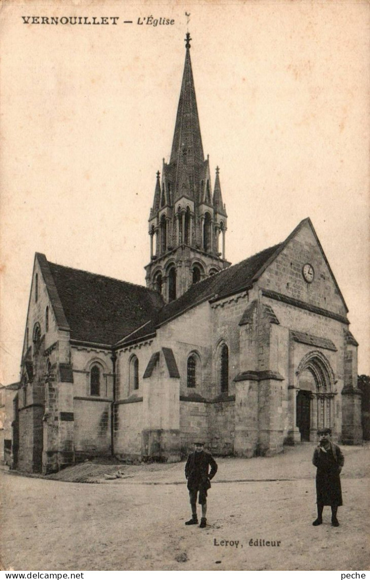 N°1269 W -cpa Vernouillet -l'église- - Vernouillet