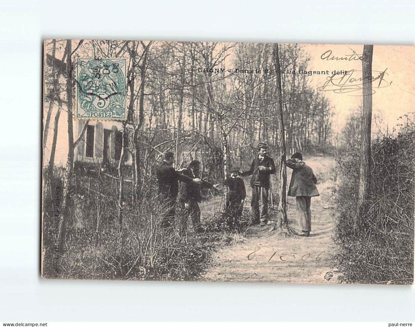 GAGNY : Dans Le Bois, Le Flagrant Délit - Très Bon état - Gagny