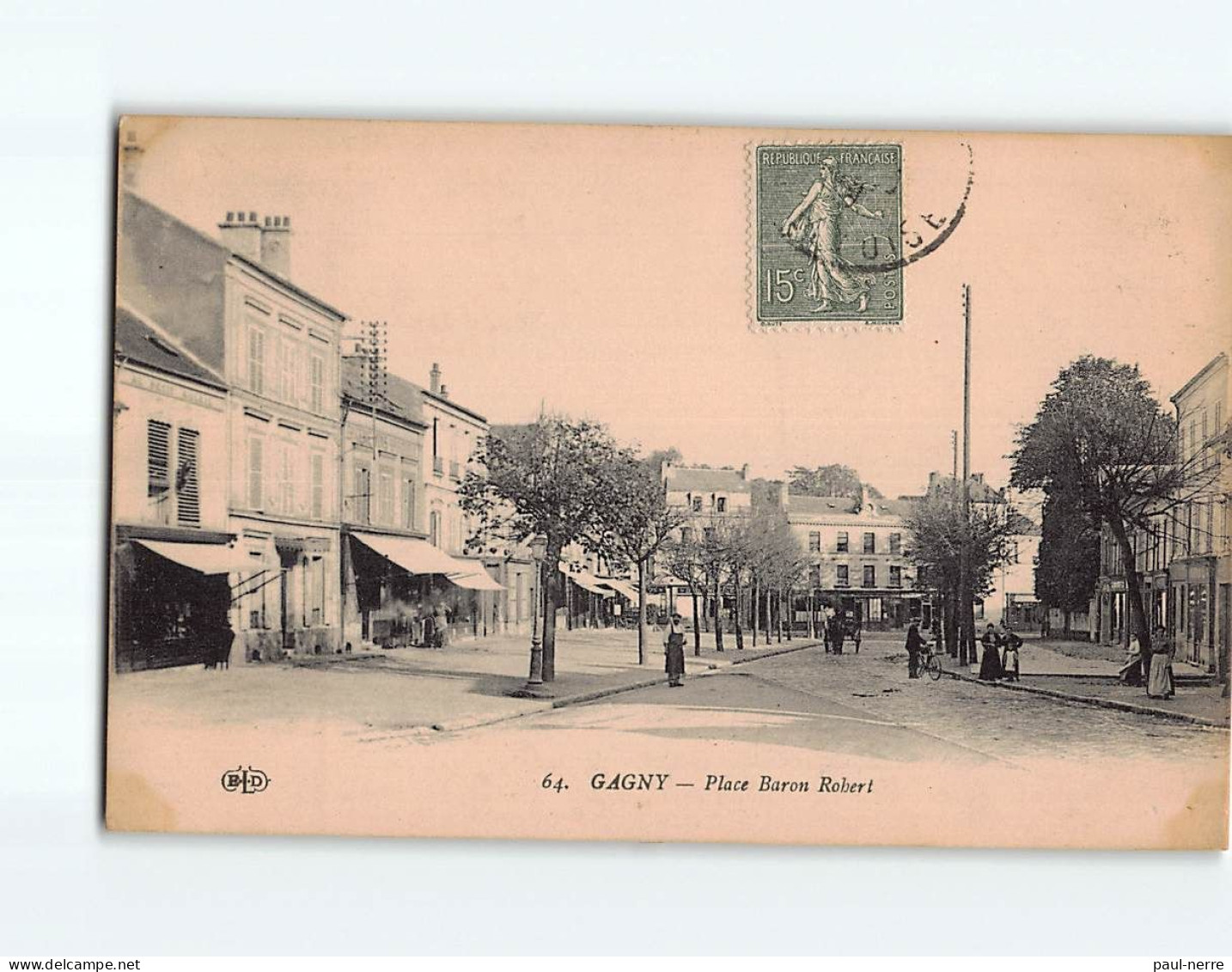 GAGNY : Place Baron Robert - état - Gagny