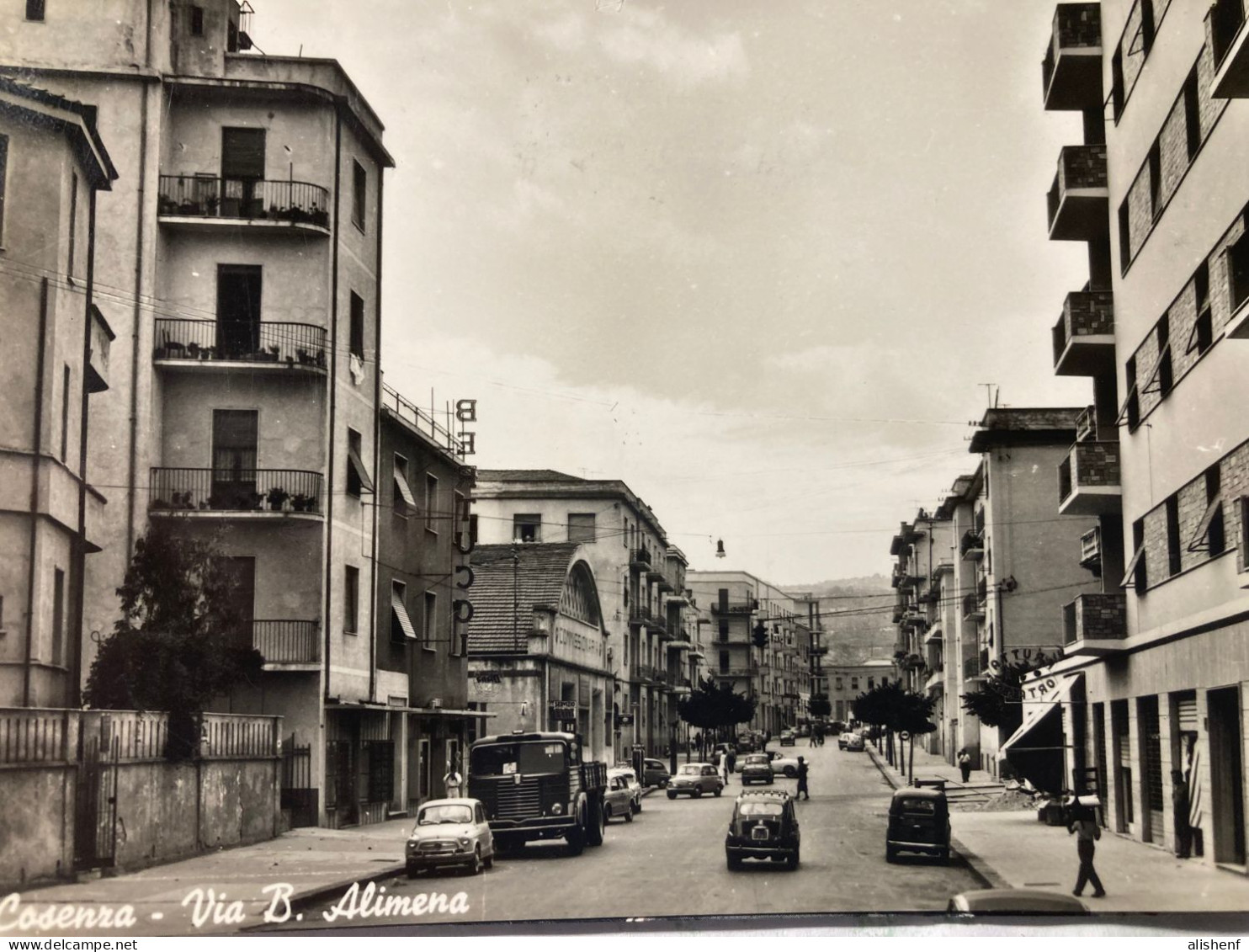 Cosenza Via B. Alimena Con Auto - Cosenza