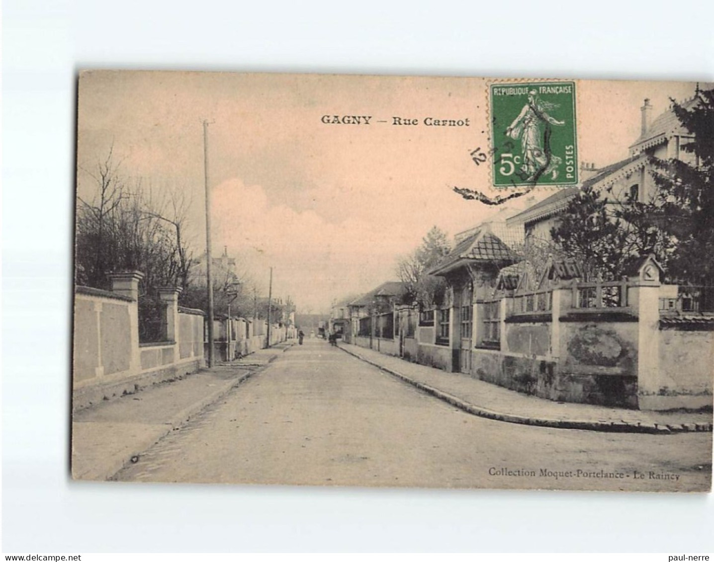 GAGNY : Rue Carnot - état - Gagny