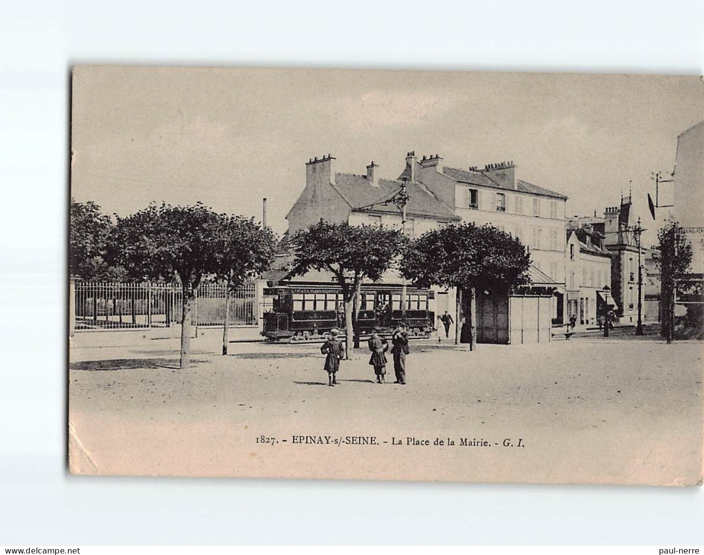 EPINAY SUR SEINE : La Place De La Mairie - état - Other & Unclassified