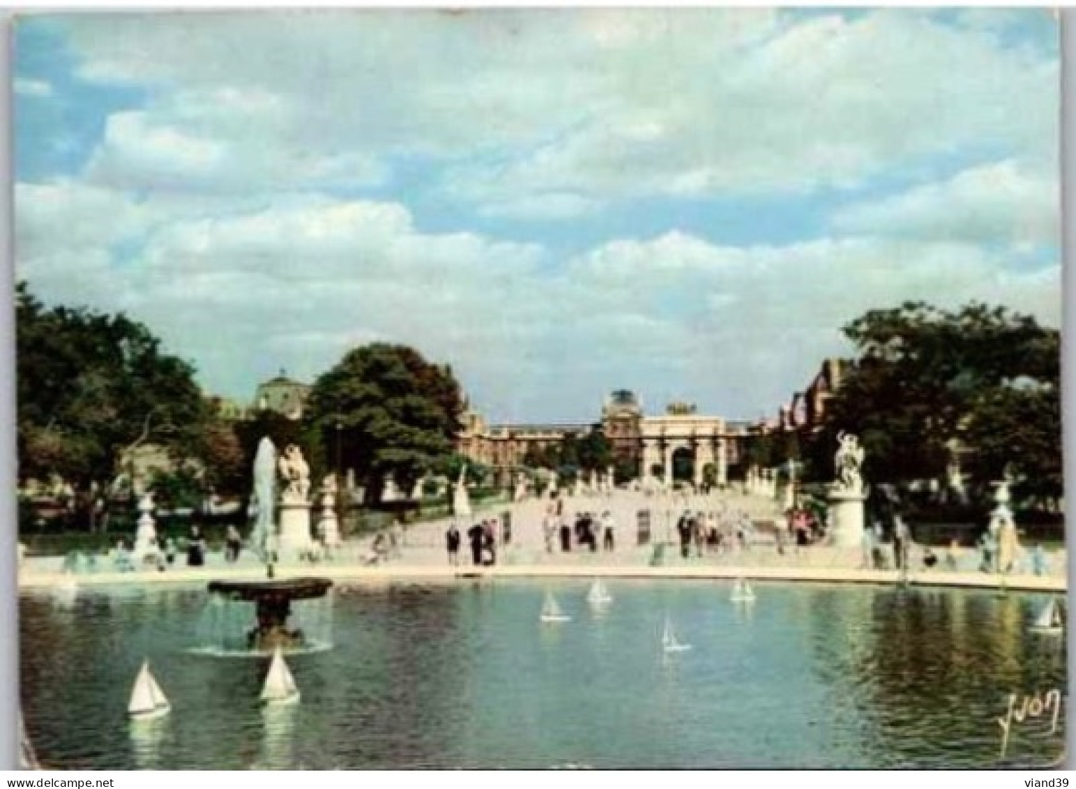 PARIS. - Grande Allée Du Jardin Des Tuileries.    Circulée - Parks, Gärten