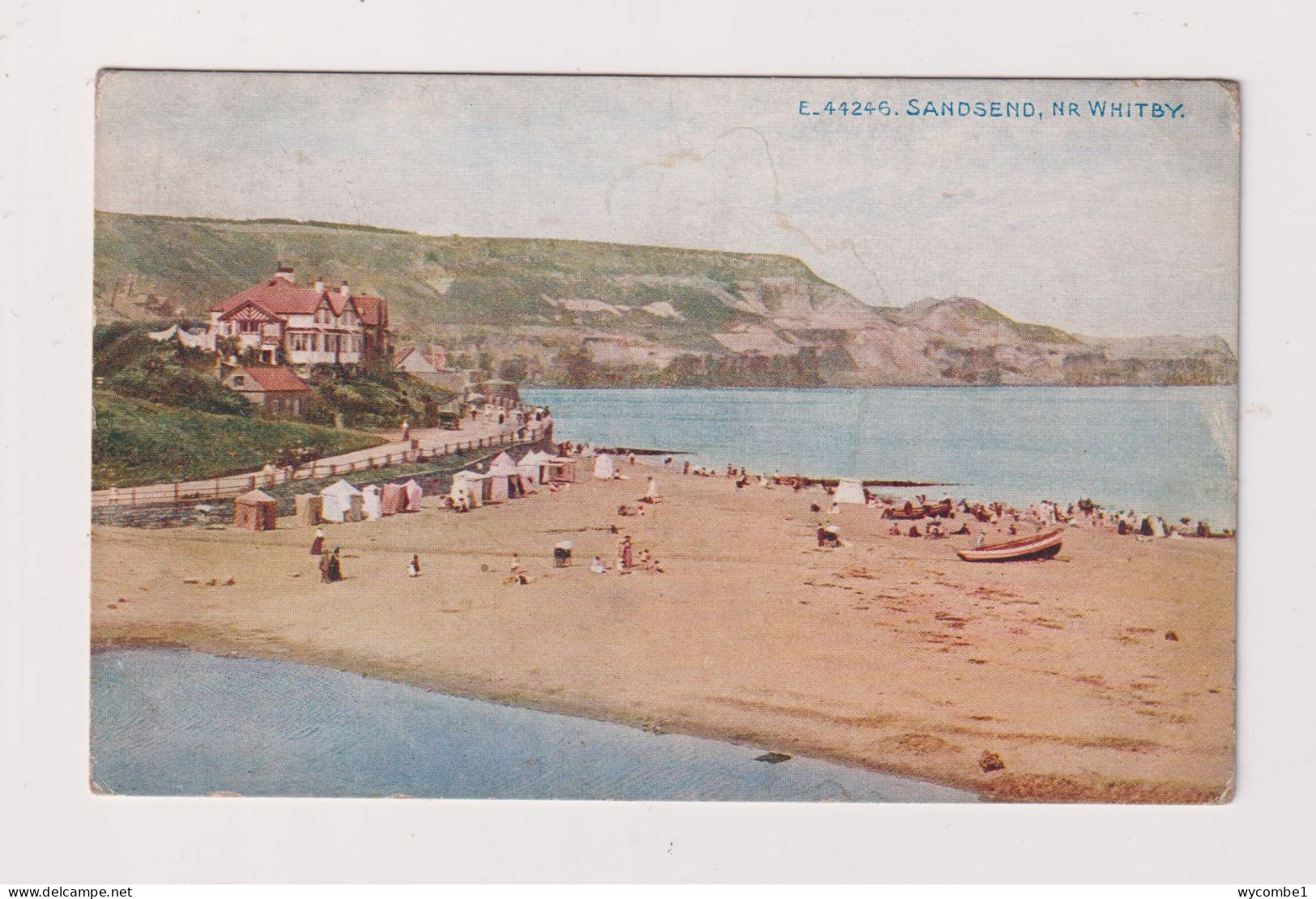 ENGLAND -  Sandsend  Used Vintage Postcard - Whitby