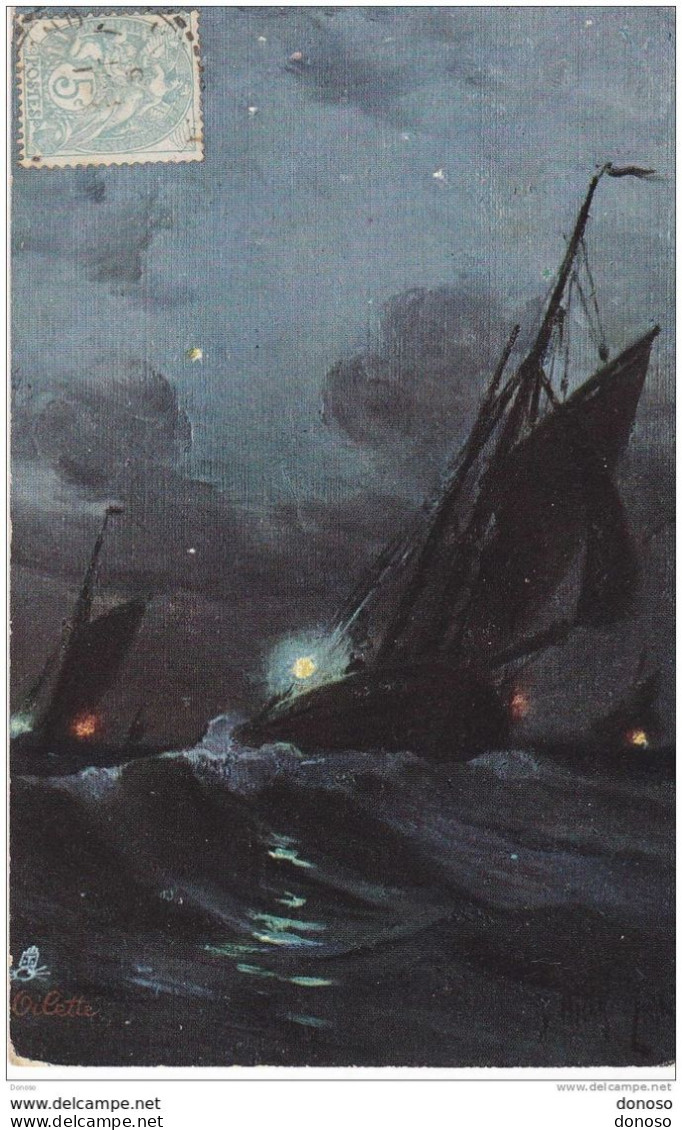 1905, Raphaël Tuck, Bateaux - Paintings